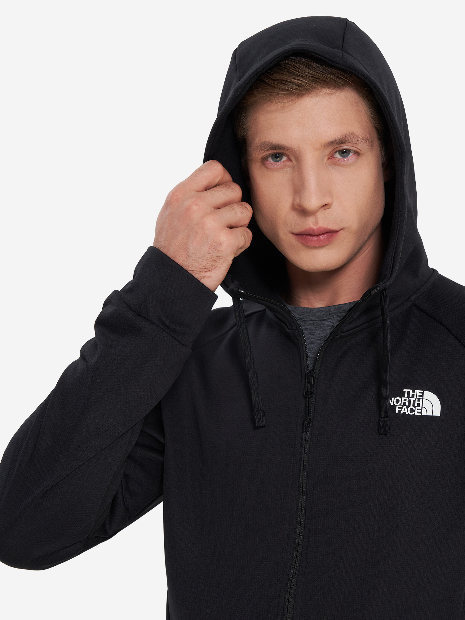 фото Толстовка мужская the north face reaxion 2.0, черный