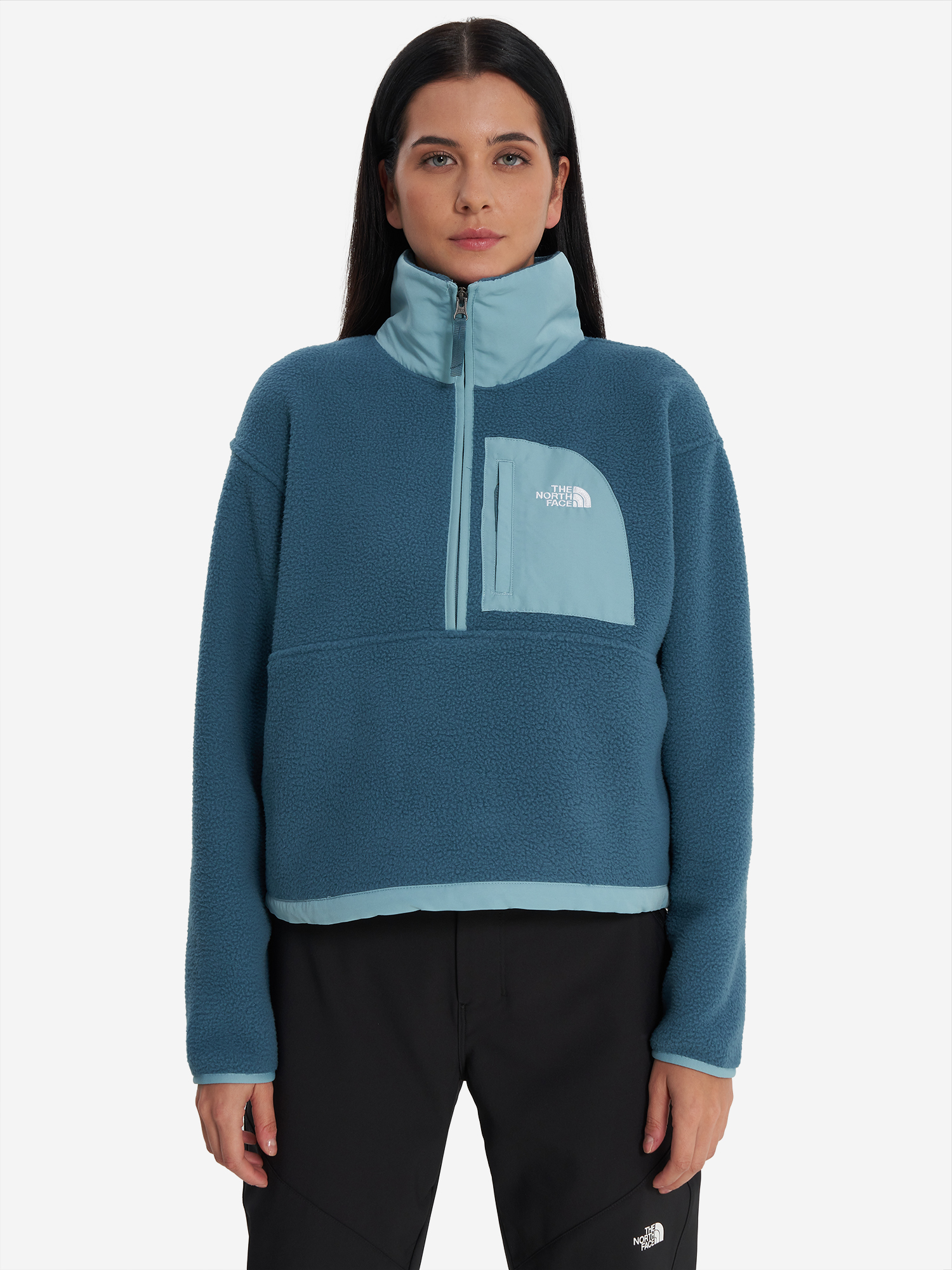 фото Толстовка женская the north face yumiori off peak, синий