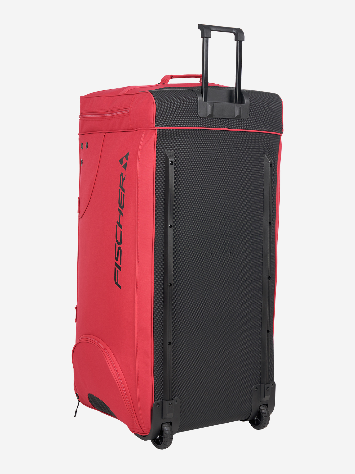 фото Баул хоккейный с колесами fischer player bag 40", красный