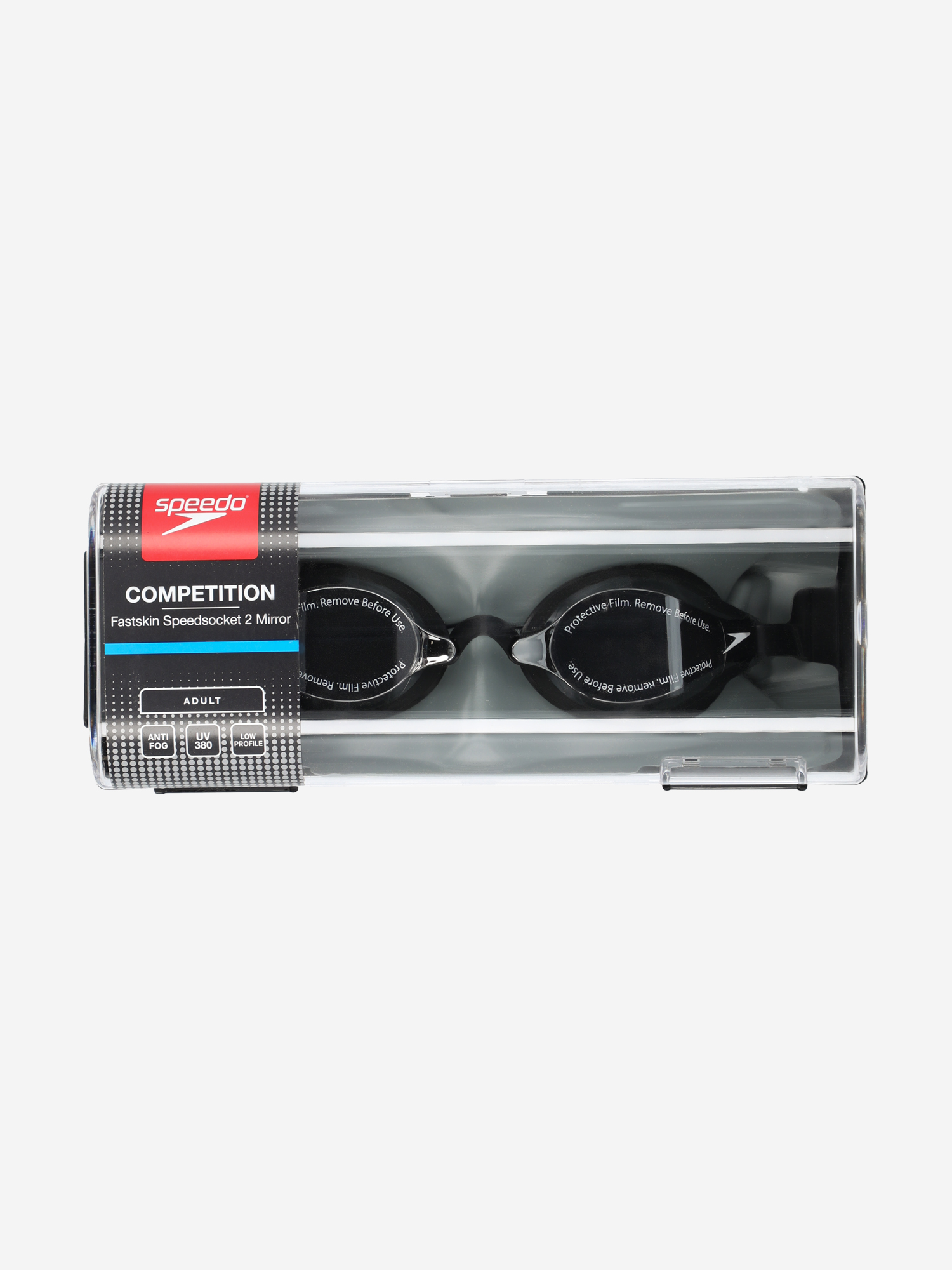 фото Очки для плавания speedo fastskin speedsocket 2 mirror, черный