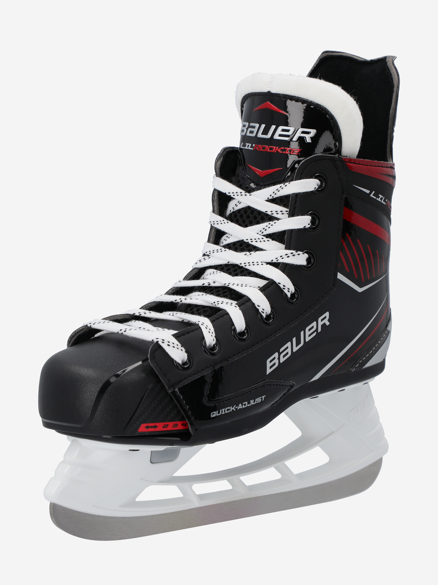 фото Коньки хоккейные детские bauer lil' rookie jr, черный
