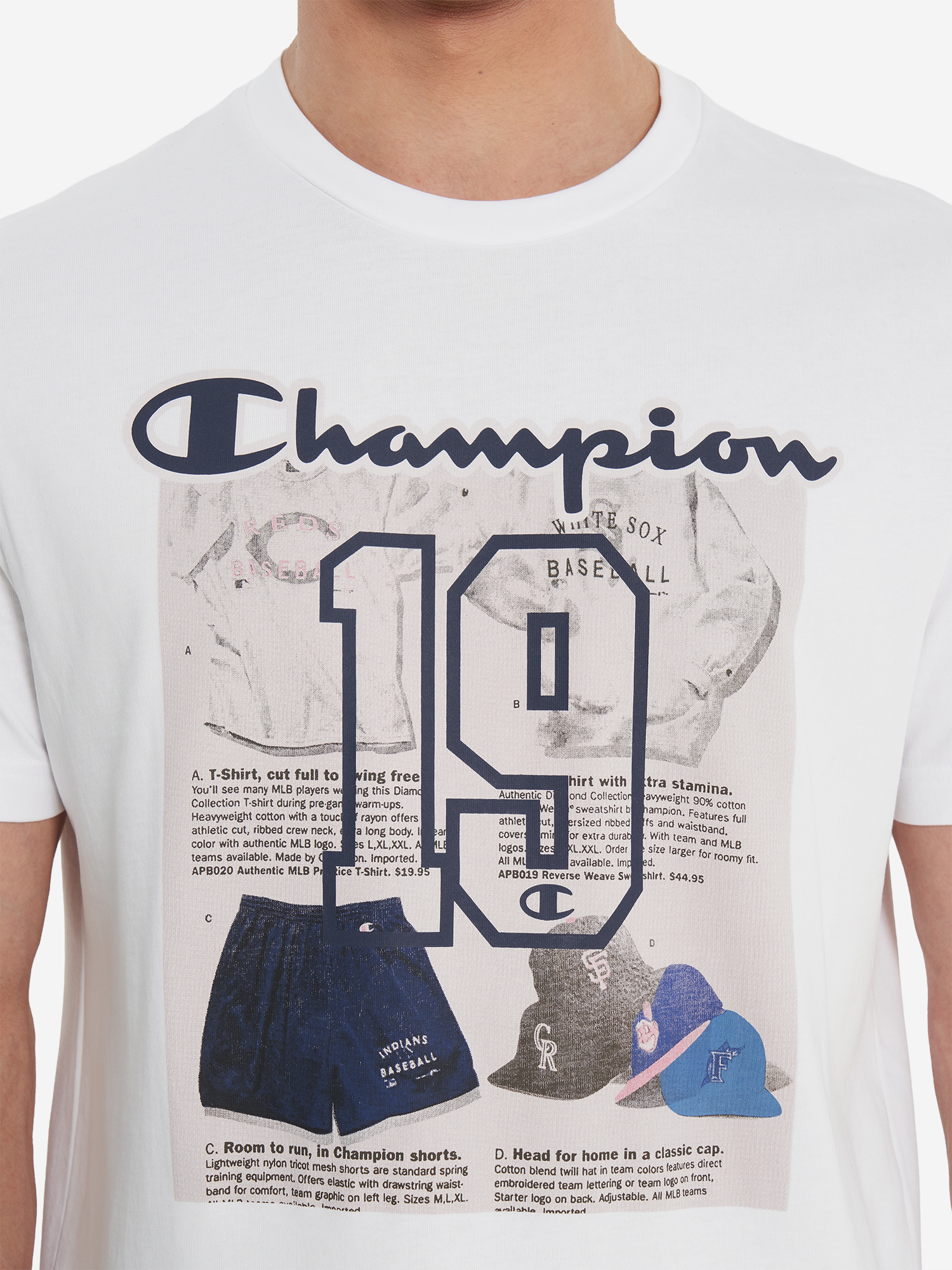 фото Футболка мужская champion, белый