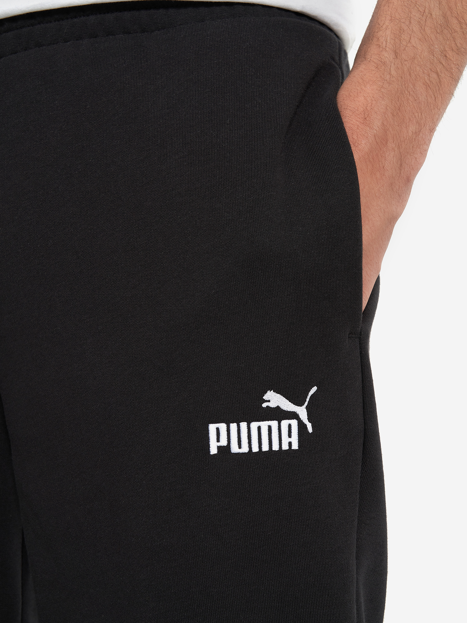 фото Брюки мужские puma ess no. 1 logo, черный