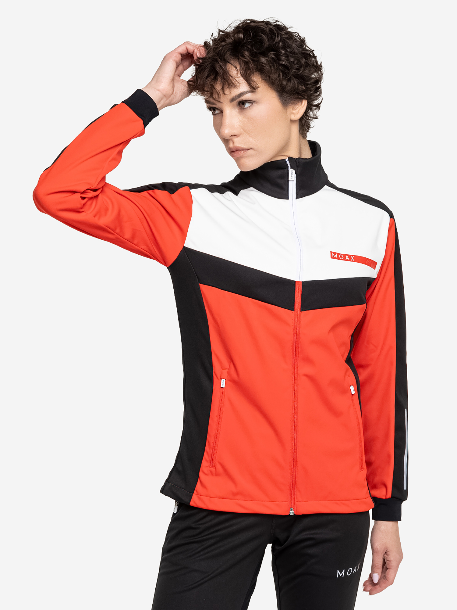 фото Куртка софтшелл женская moaxsport sirius, красный