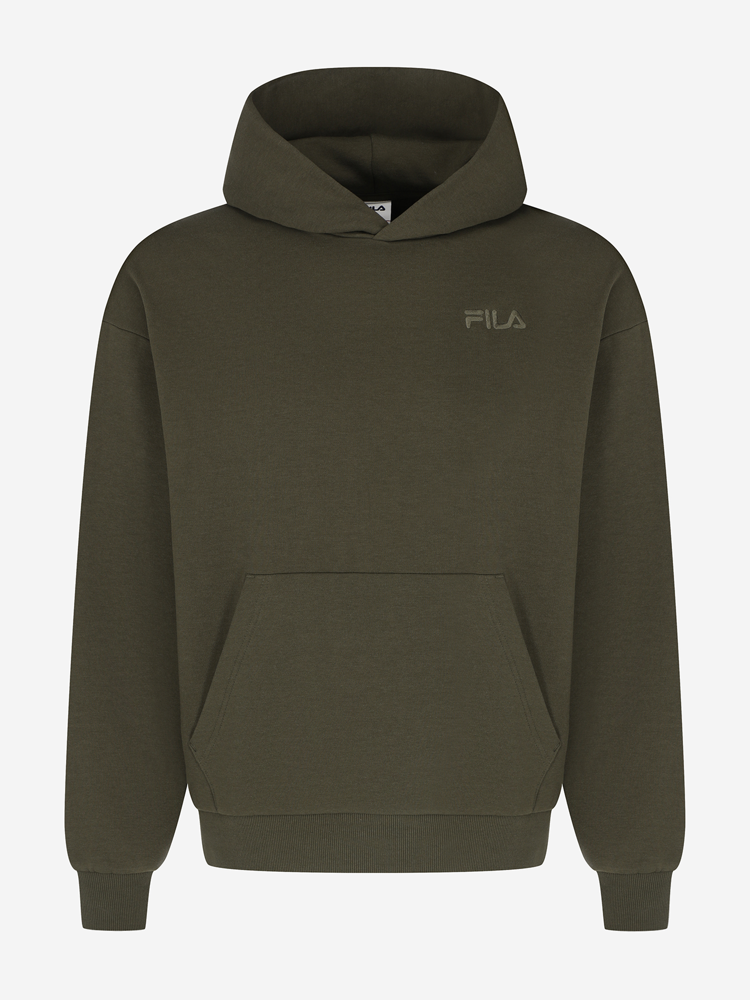 фото Худи мужское оверсайз fila, зеленый