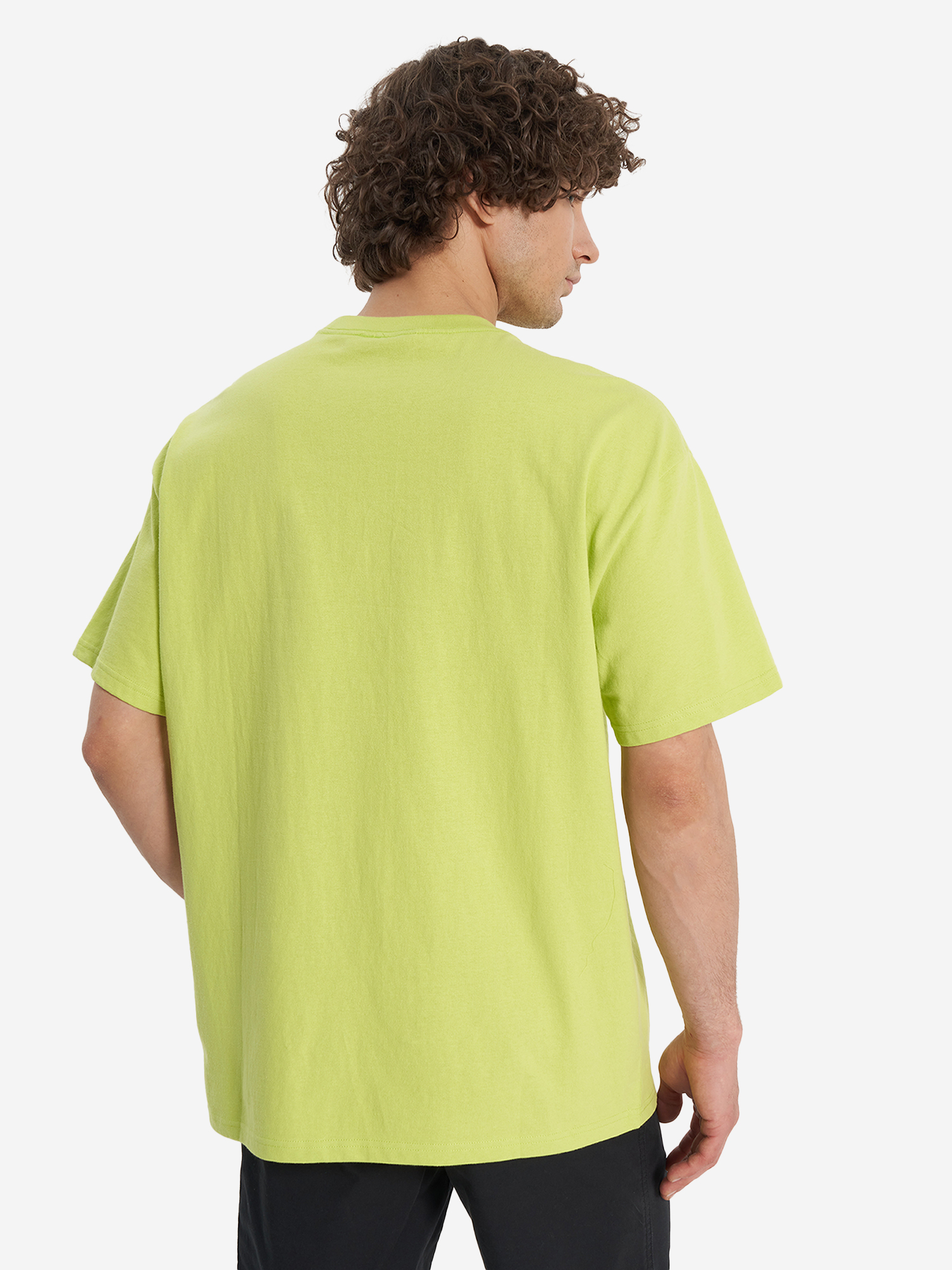 фото Футболка мужская оверсайз quiksilver mercury tribe, желтый