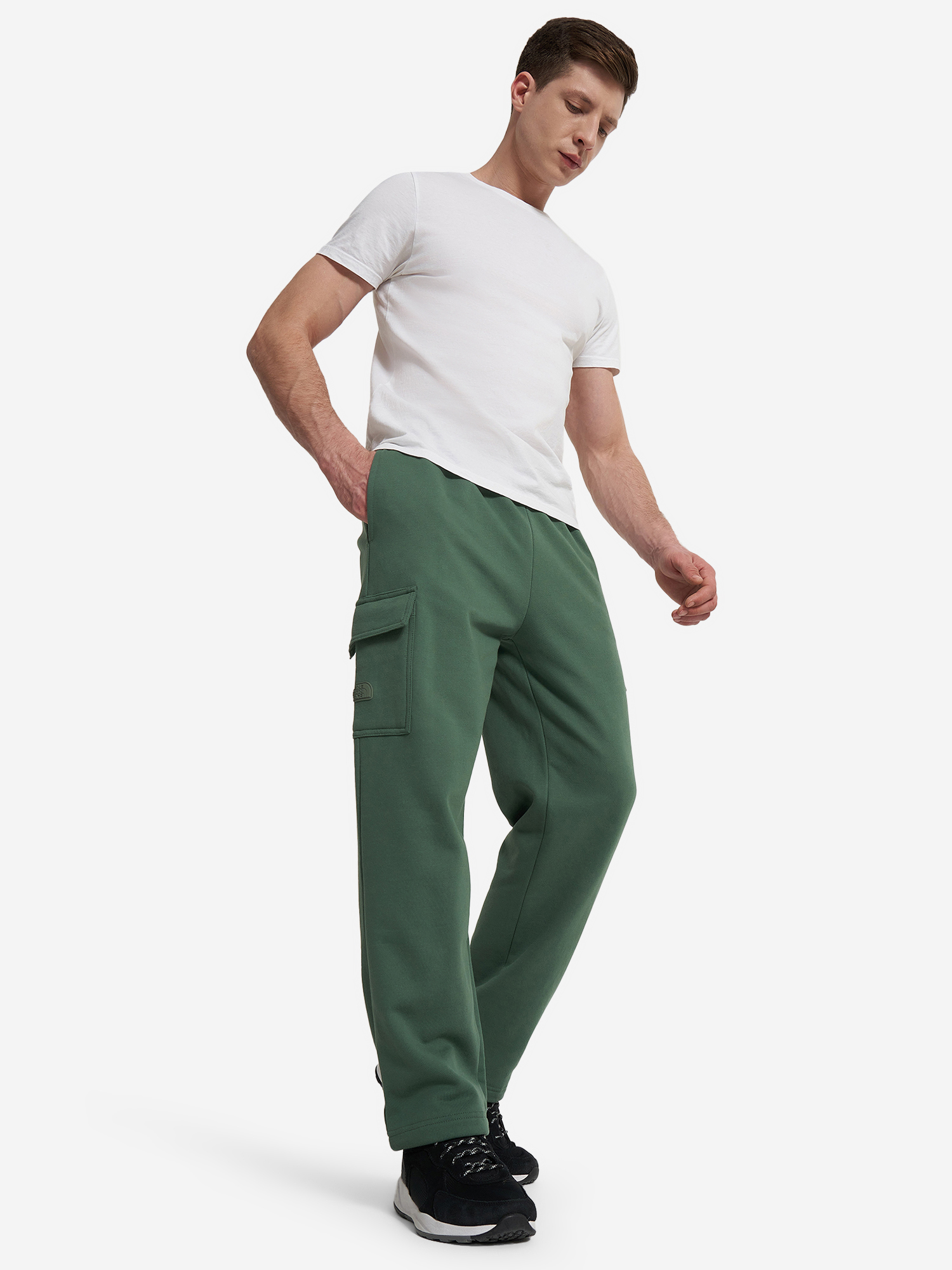 фото Брюки мужские the north face cargo jogger, зеленый
