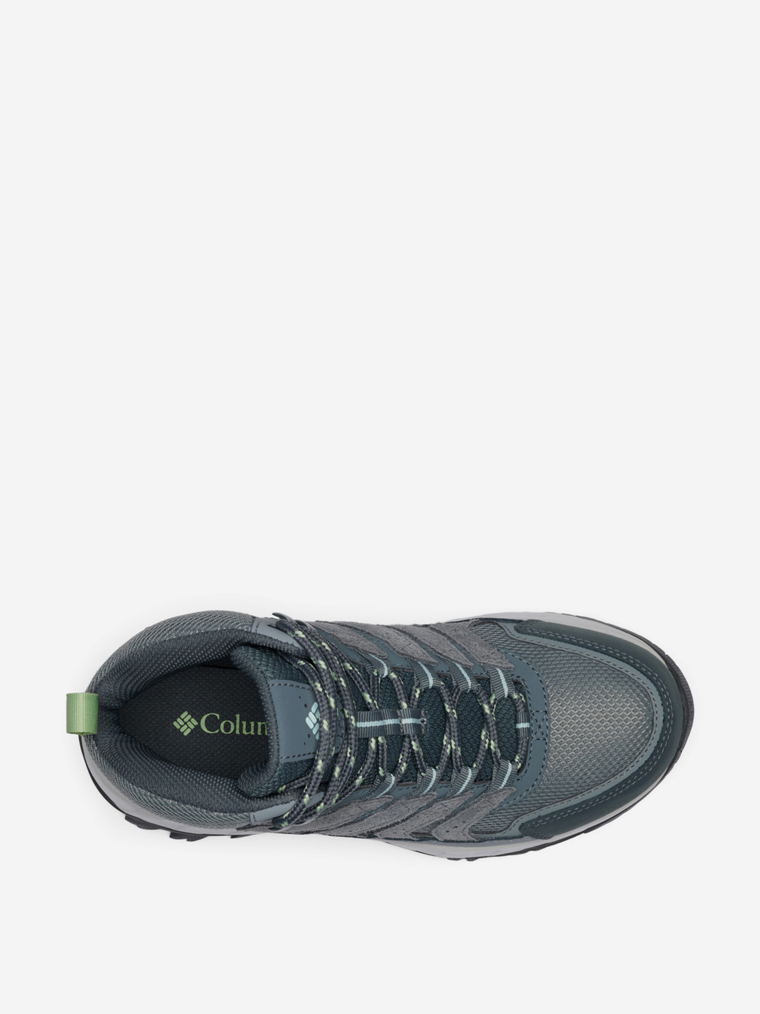 фото Ботинки женские columbia strata trail mid wp, серый