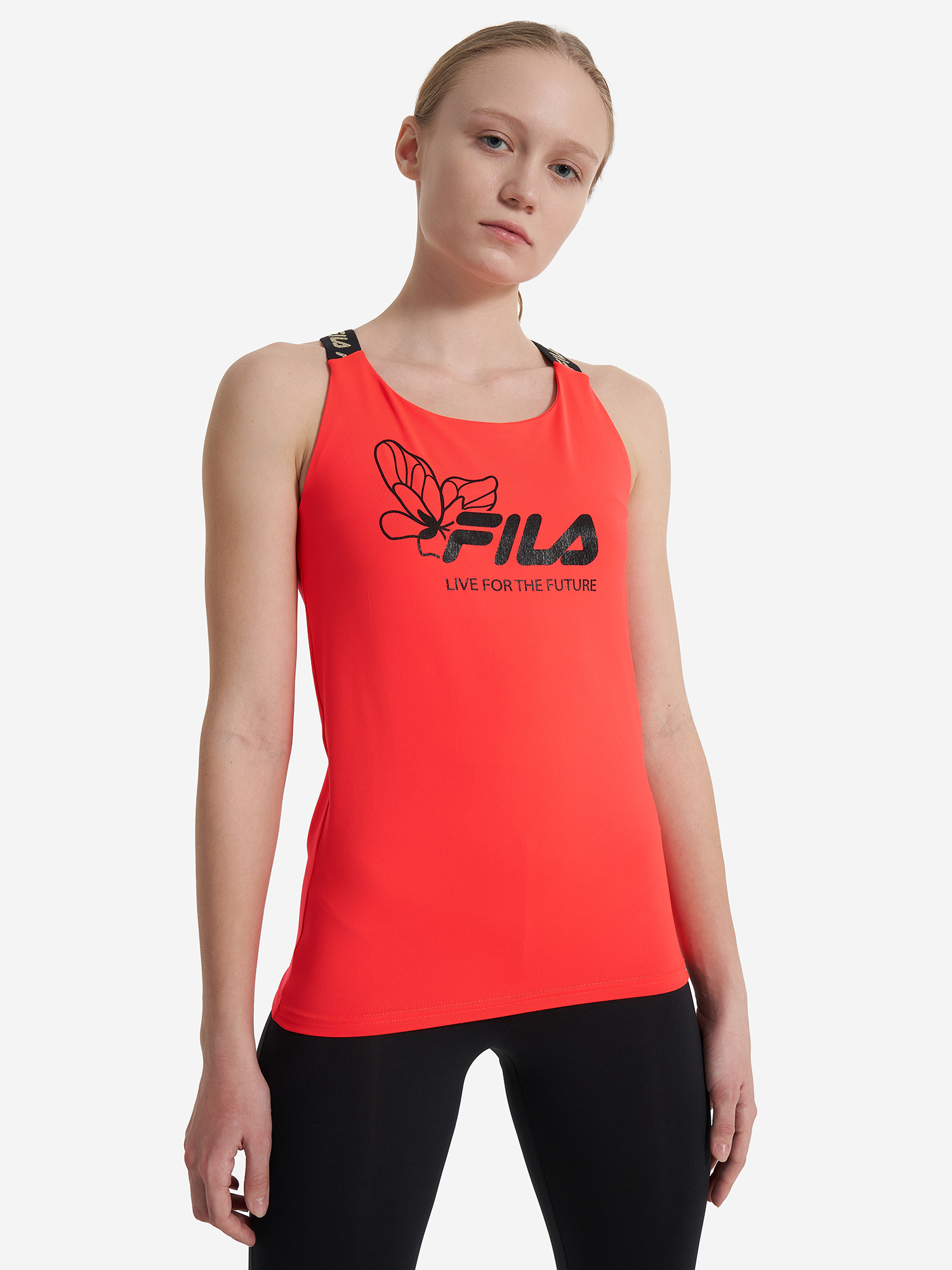 фото Майка для девочек fila, розовый