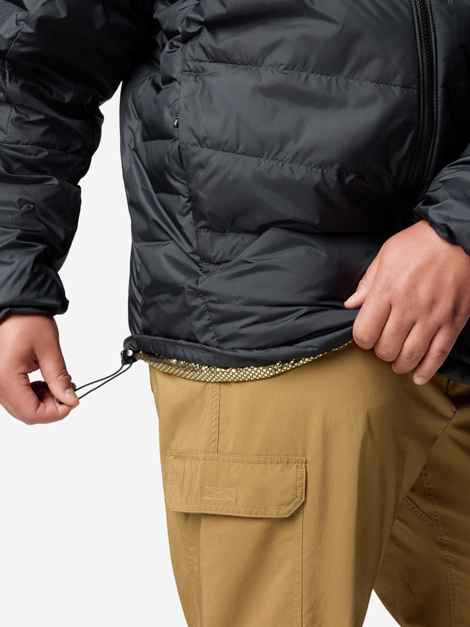 фото Пуховик мужской columbia, plus size labyrinth loop ii jacket, черный