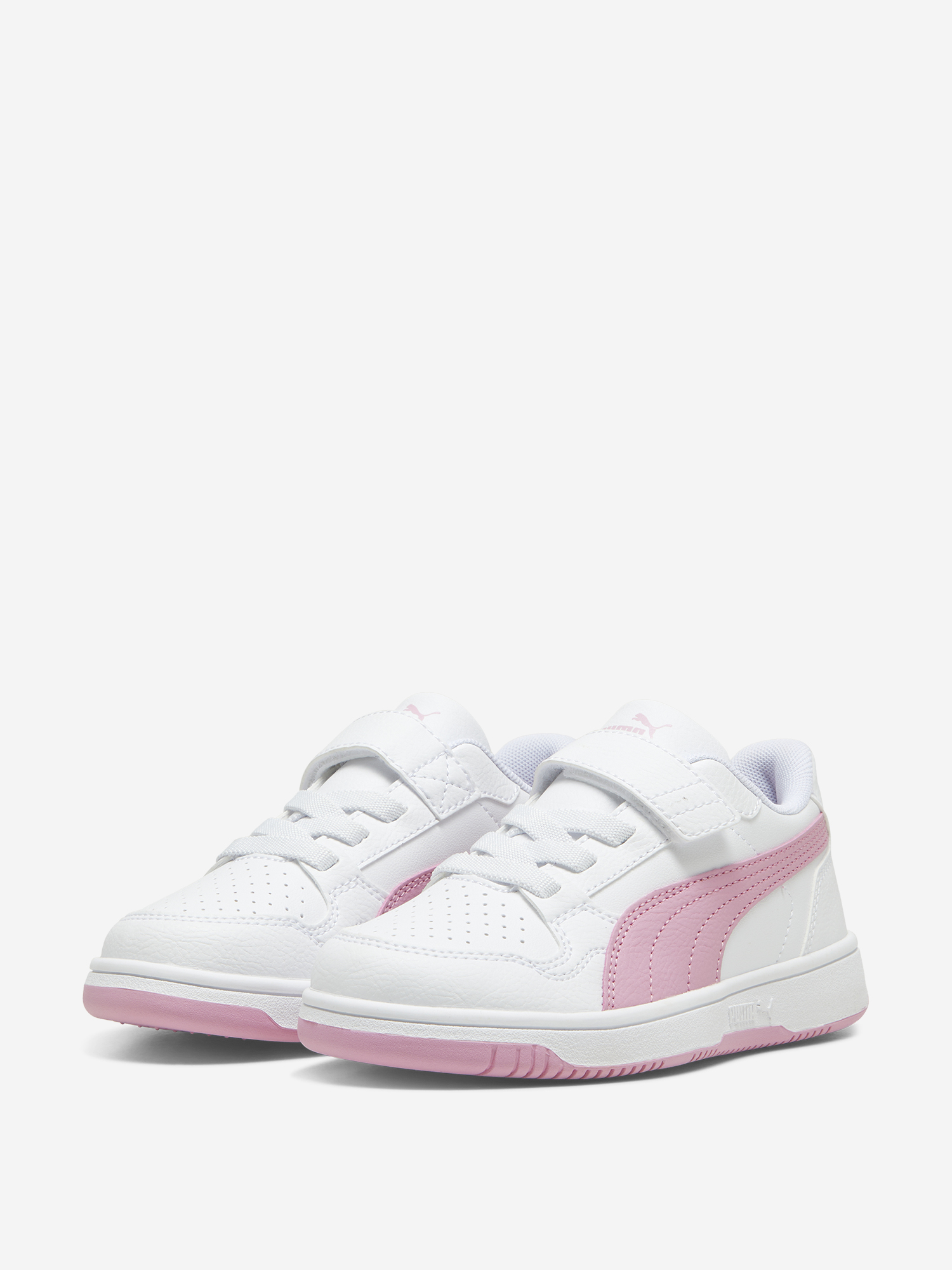 фото Кеды для девочек puma reb-l ac+ ps, белый
