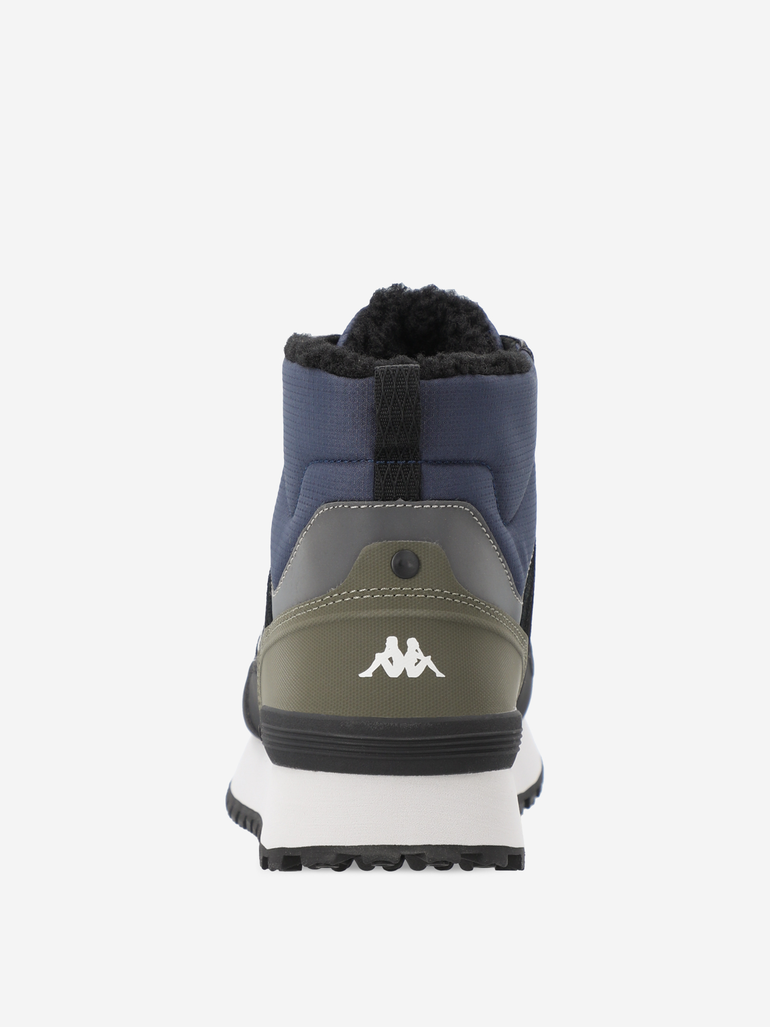 фото Ботинки утепленные для мальчиков kappa authentic jr mid wtr, синий