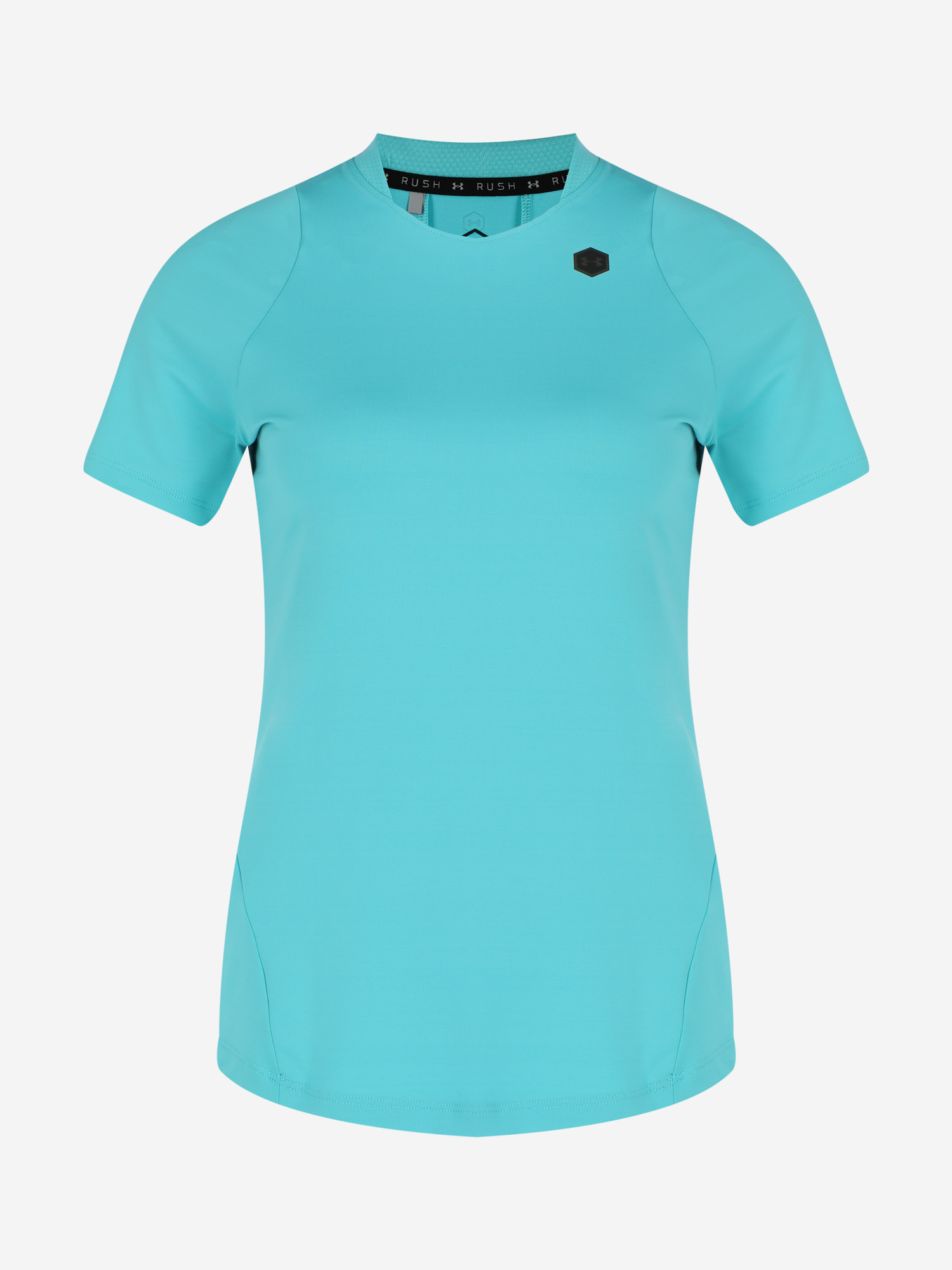 фото Футболка женская under armour rush, голубой