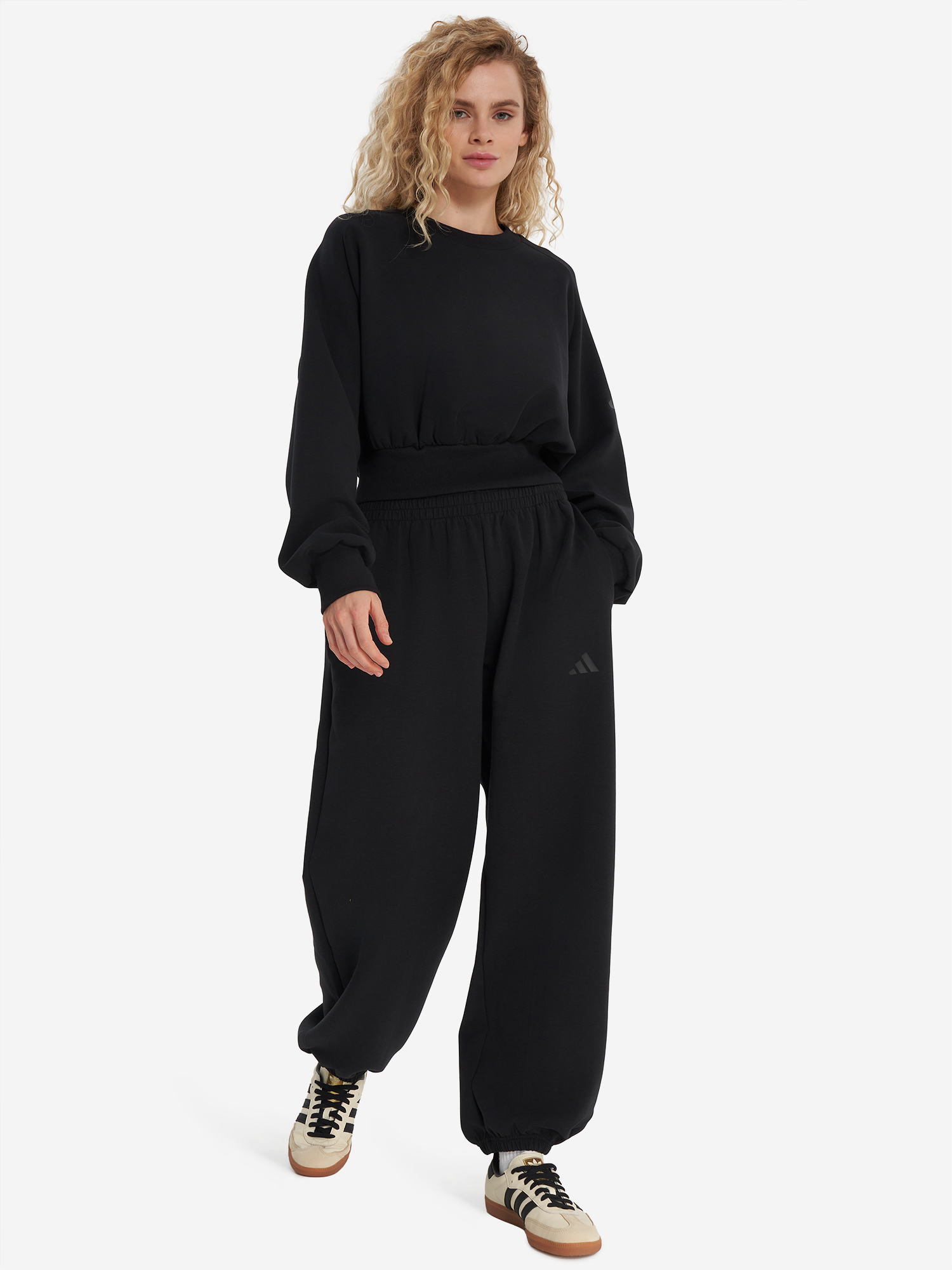 фото Брюки женские adidas, черный