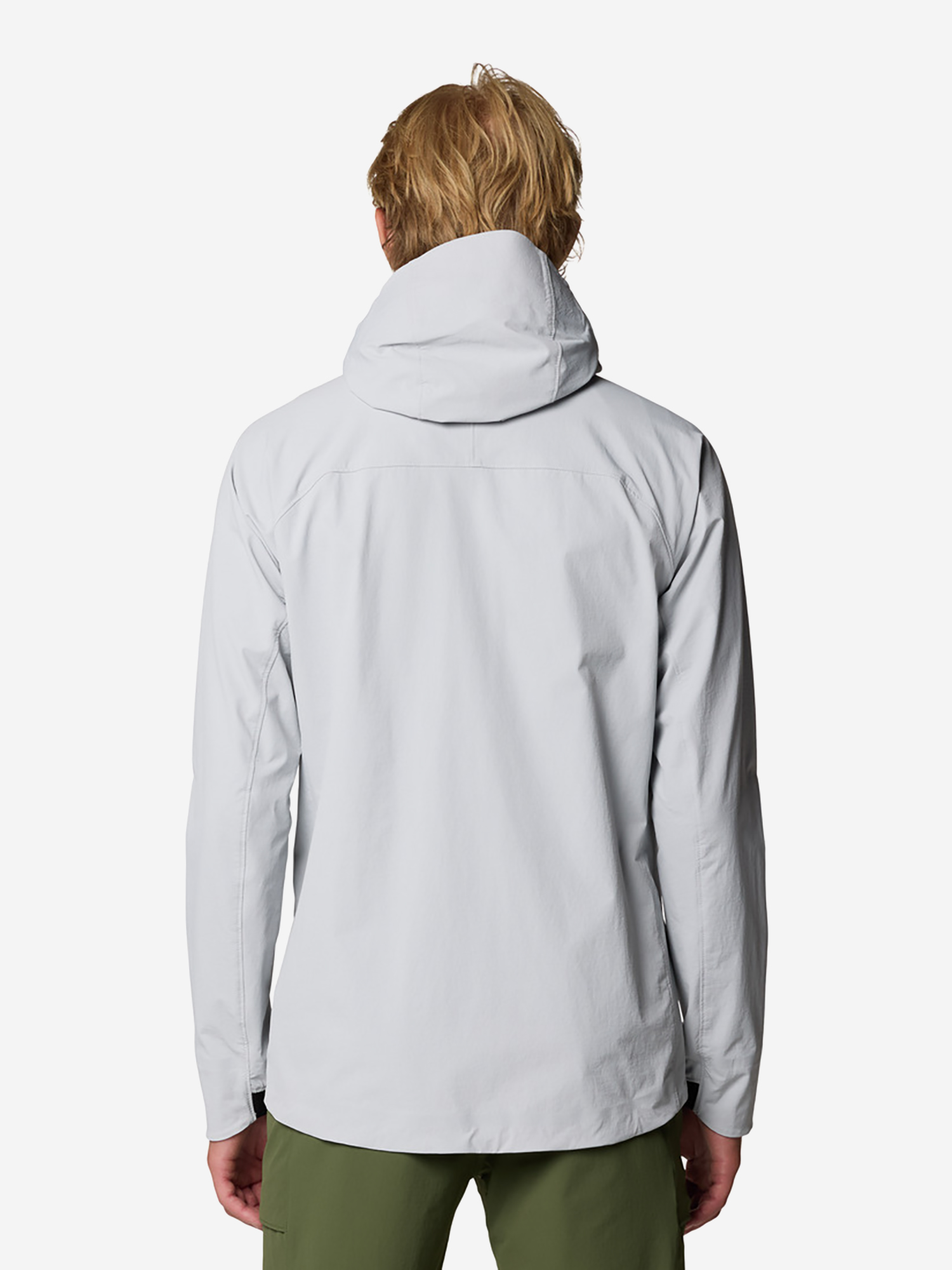 фото Куртка софтшелл мужская mountain hardwear chockstone alpine lt hooded jacket, серый