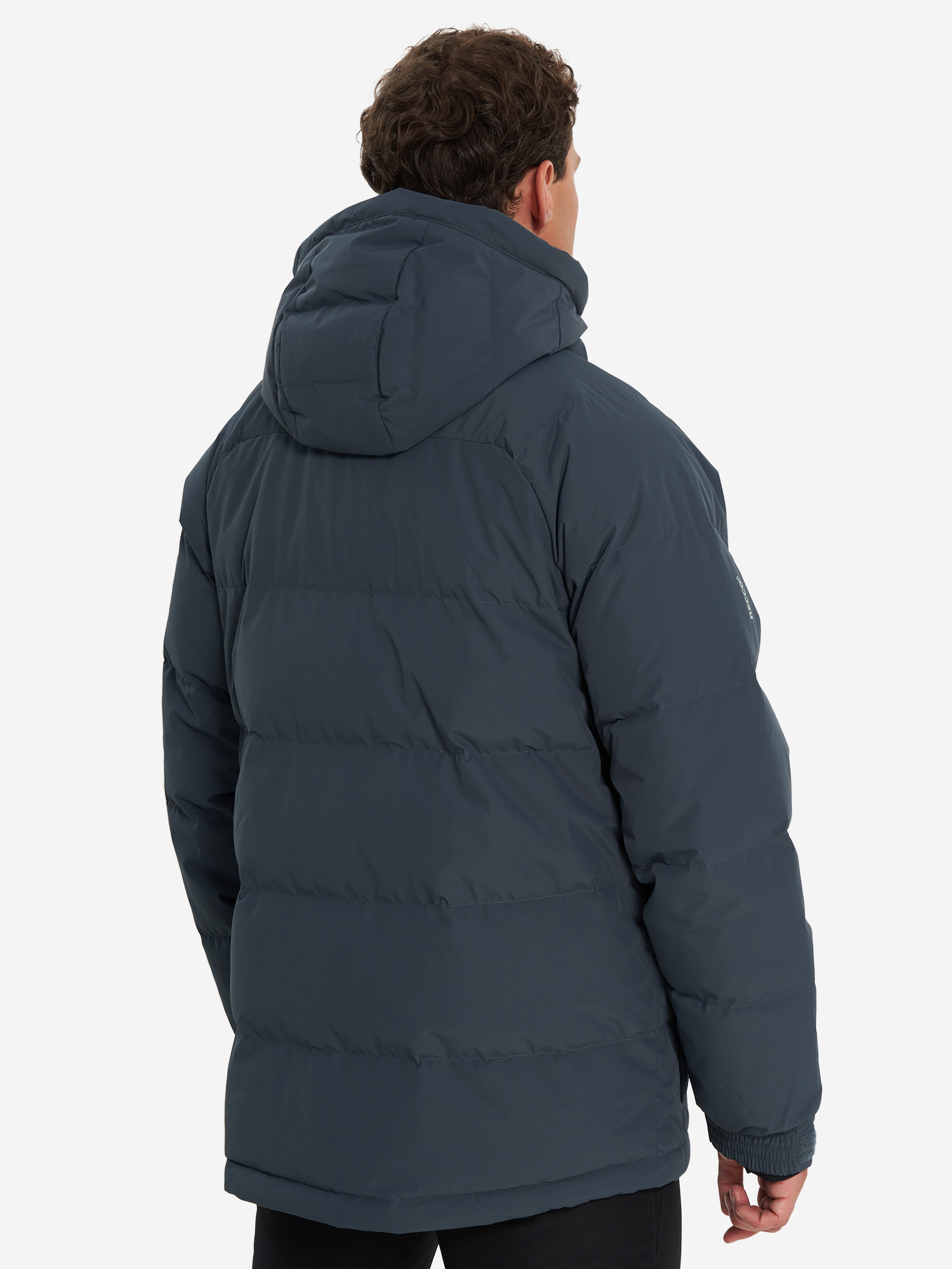 фото Пуховик мужской mountain hardwear first tracks, синий