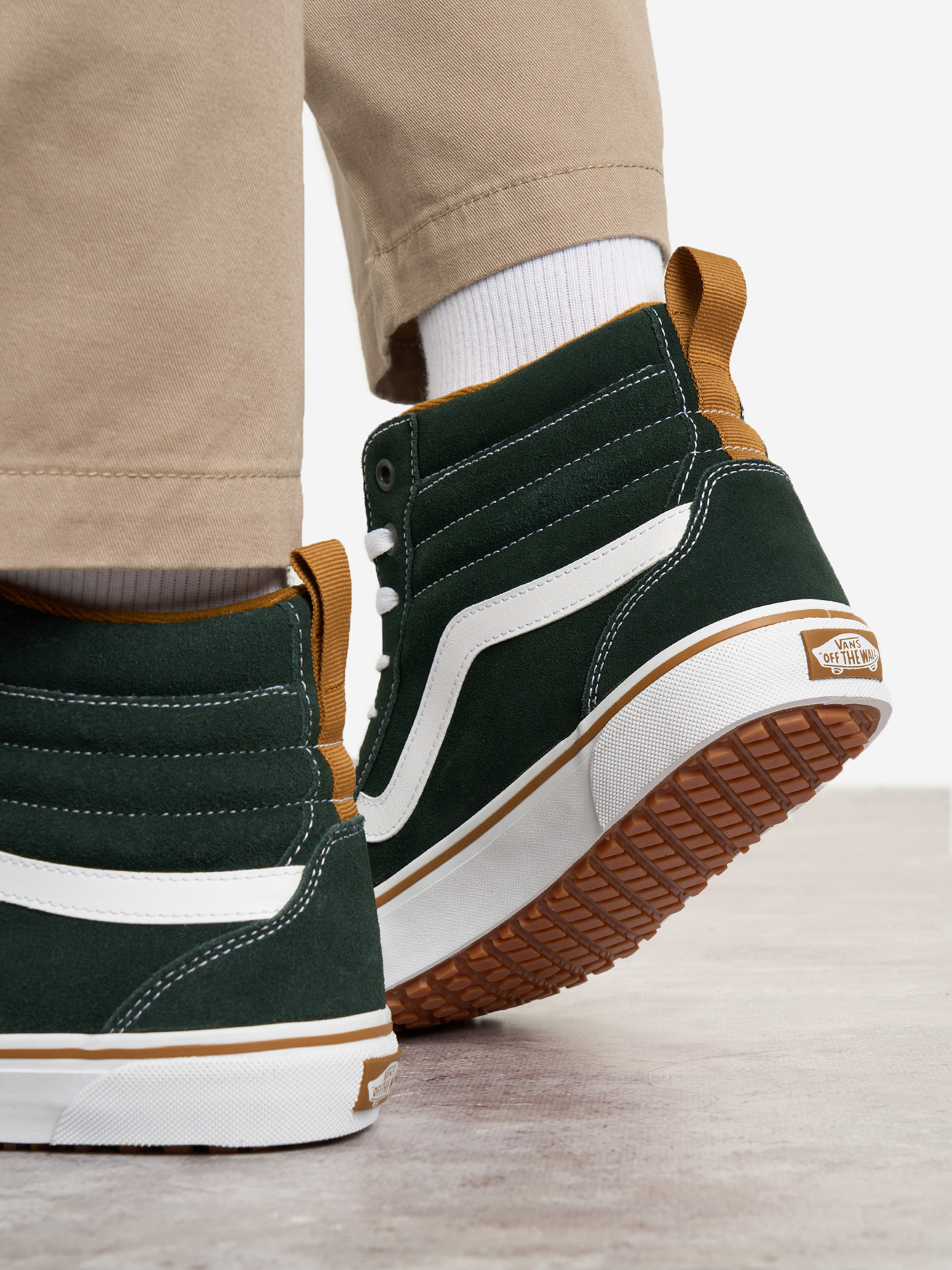 фото Кеды мужские vans filmore hi vansguard, зеленый