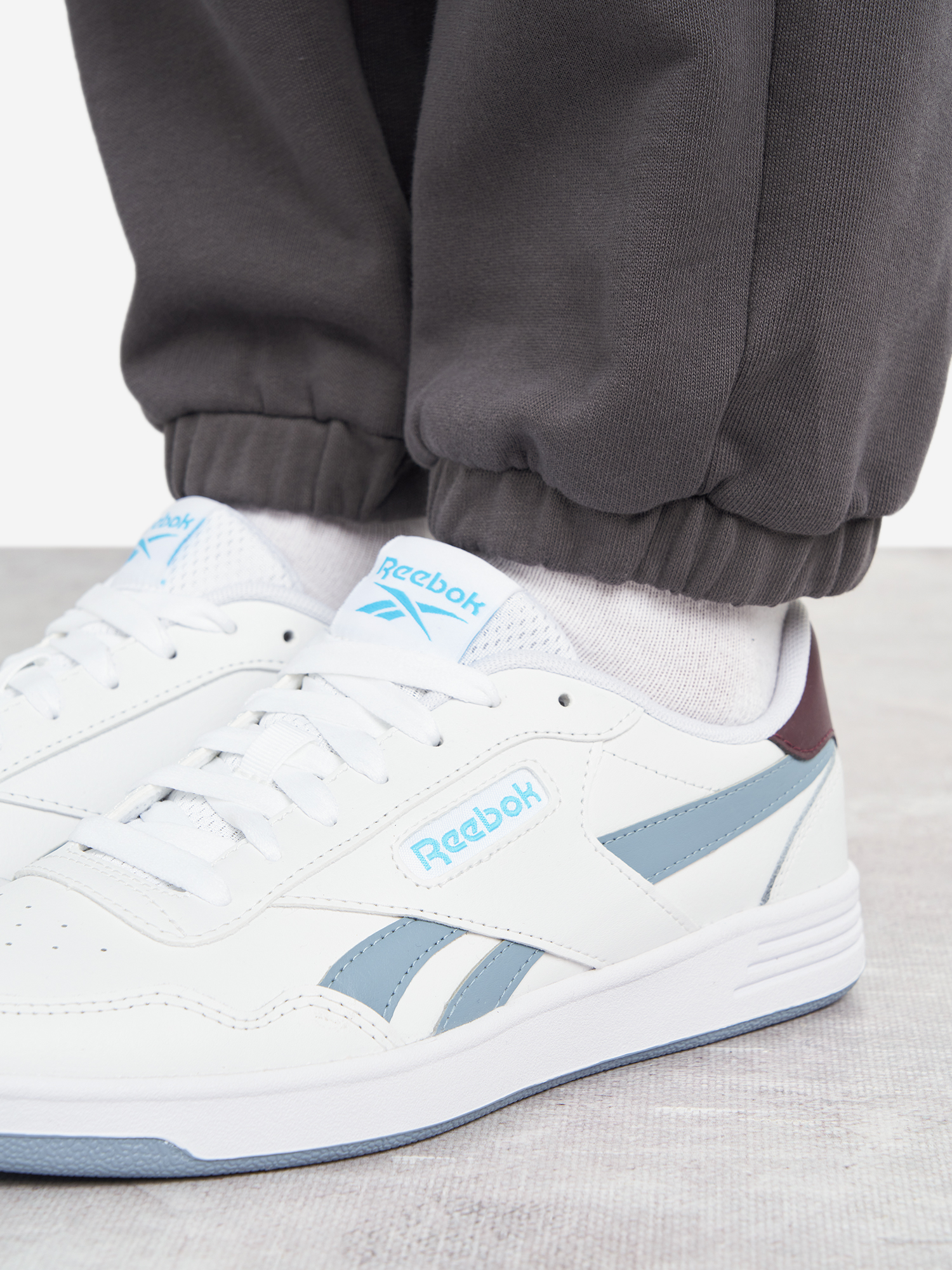 фото Кеды женские reebok court advance, белый