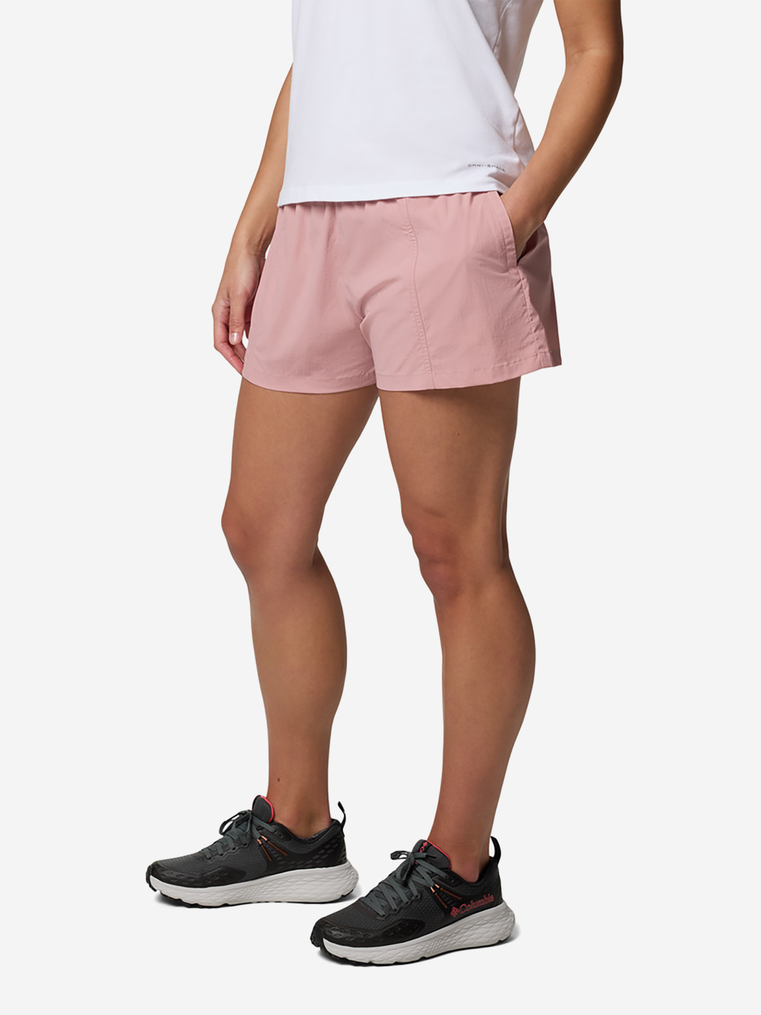 фото Шорты женские columbia boundless trek active short, розовый