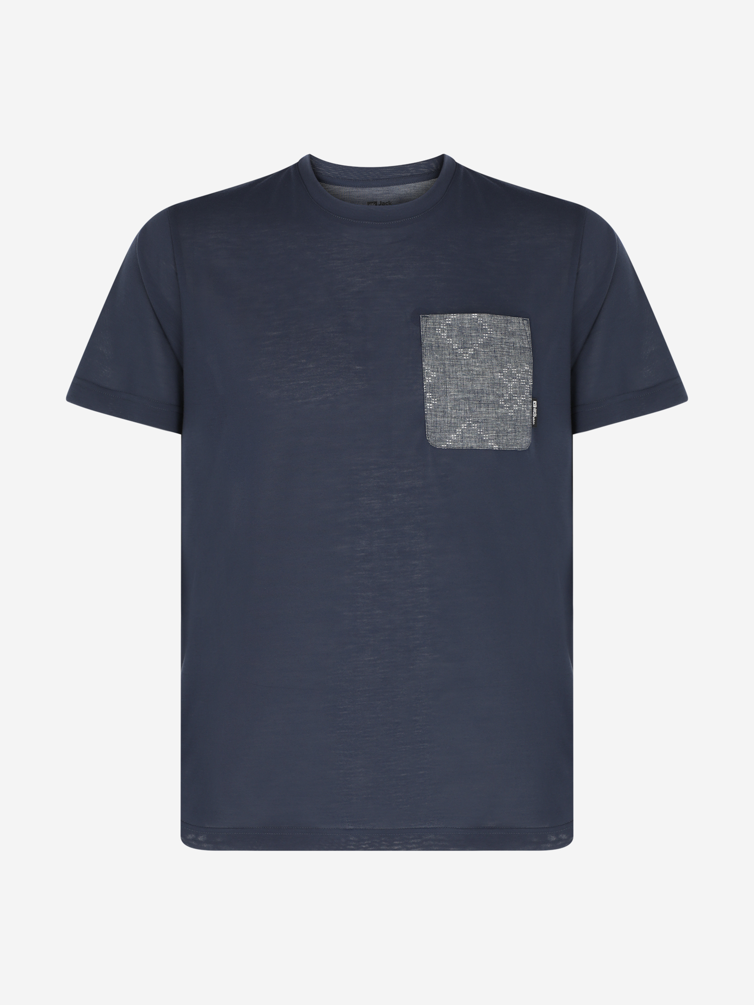 фото Футболка мужская jack wolfskin pocket karana, синий