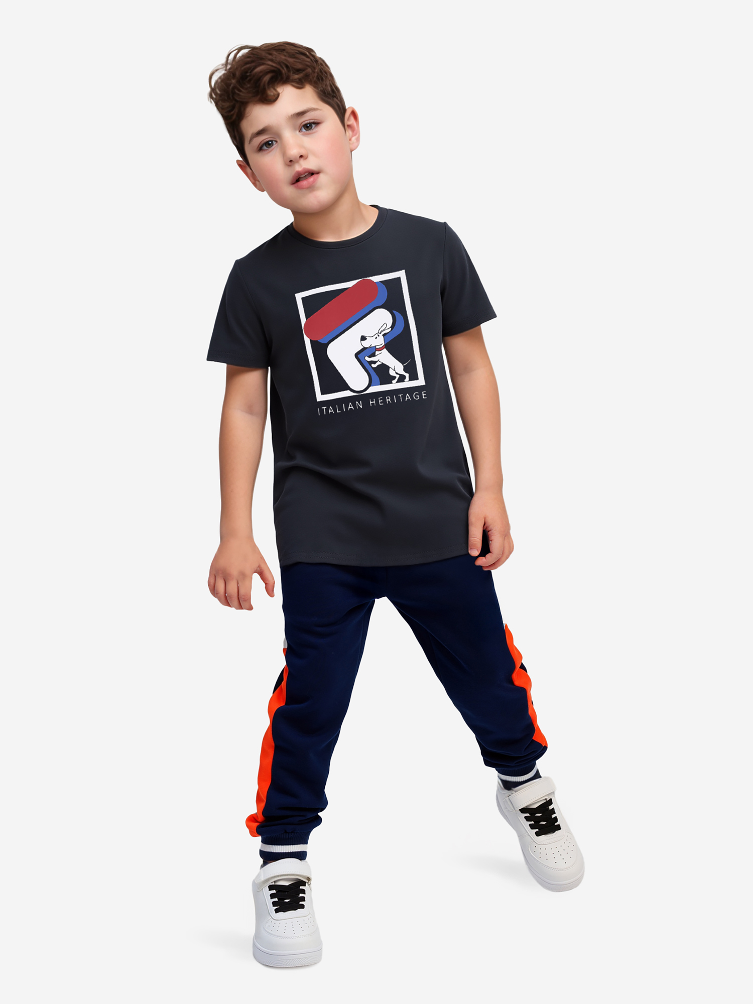 фото Футболка для мальчиков fila, синий