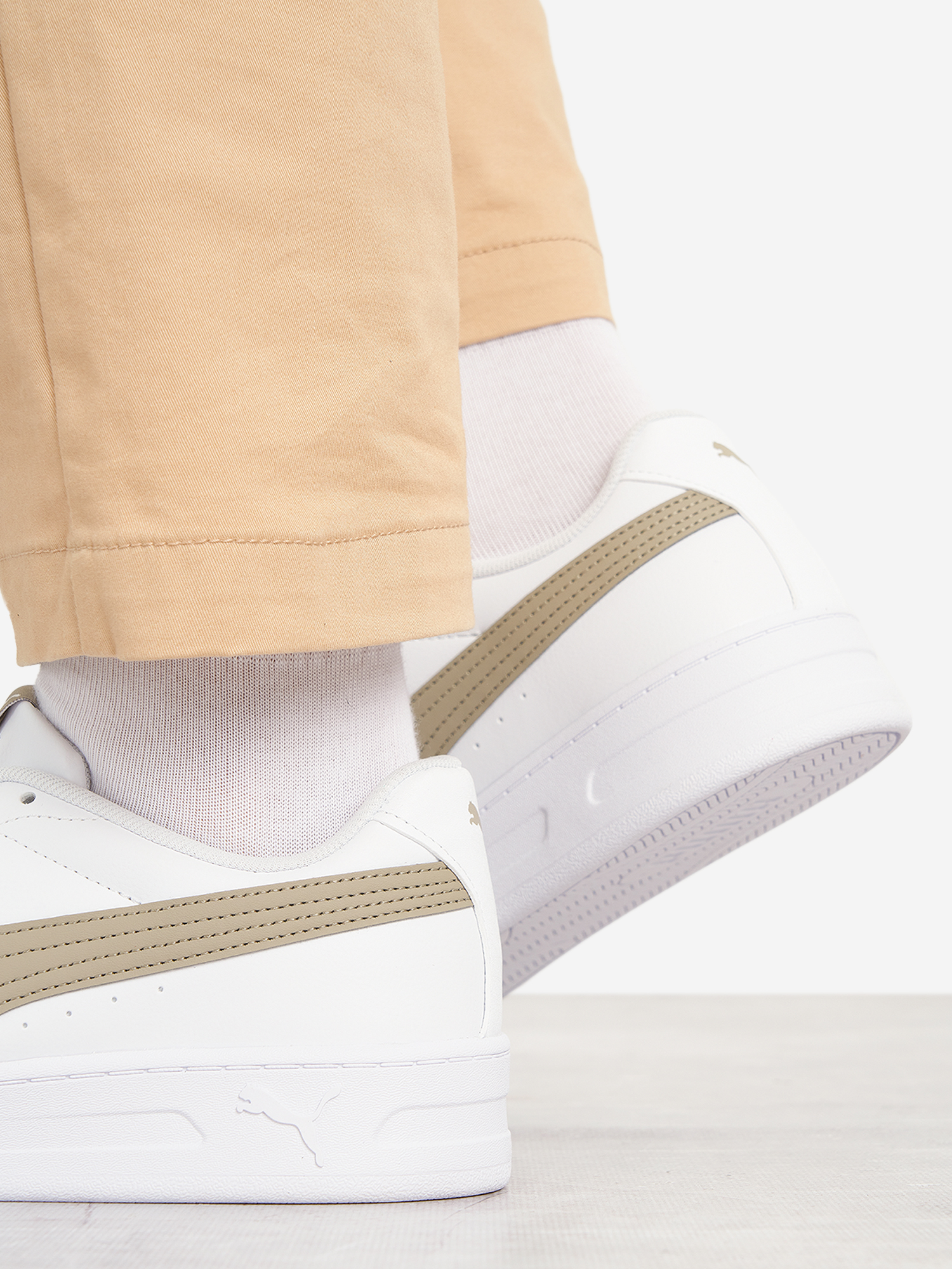 фото Кеды мужские puma court classic clean, белый