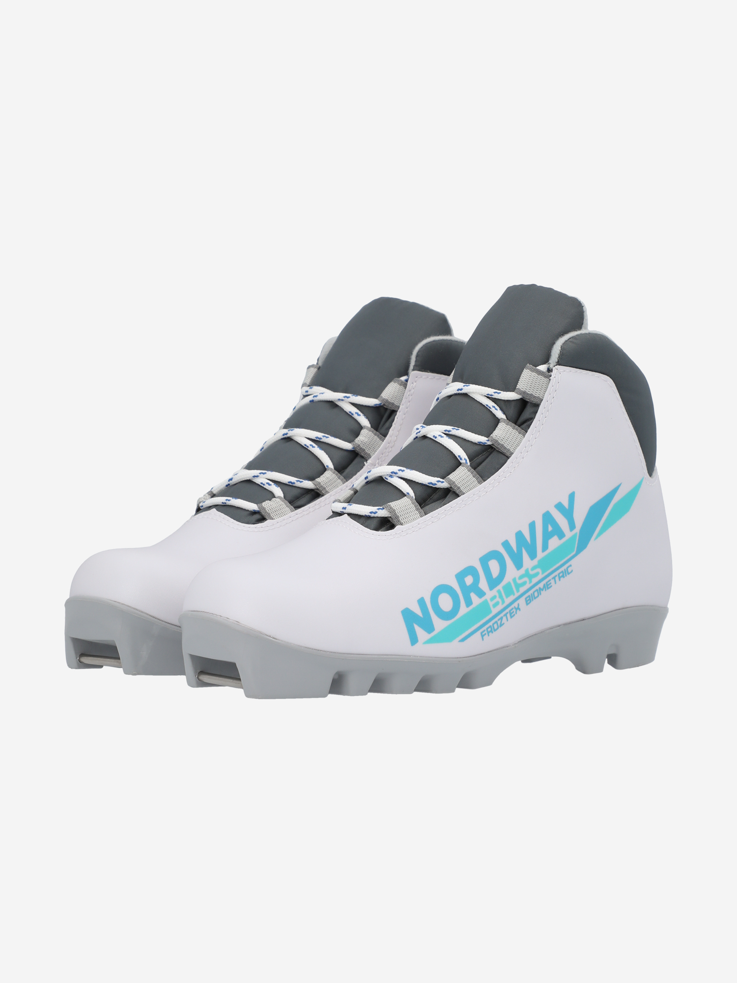 фото Ботинки для беговых лыж детские nordway bliss nnn, белый