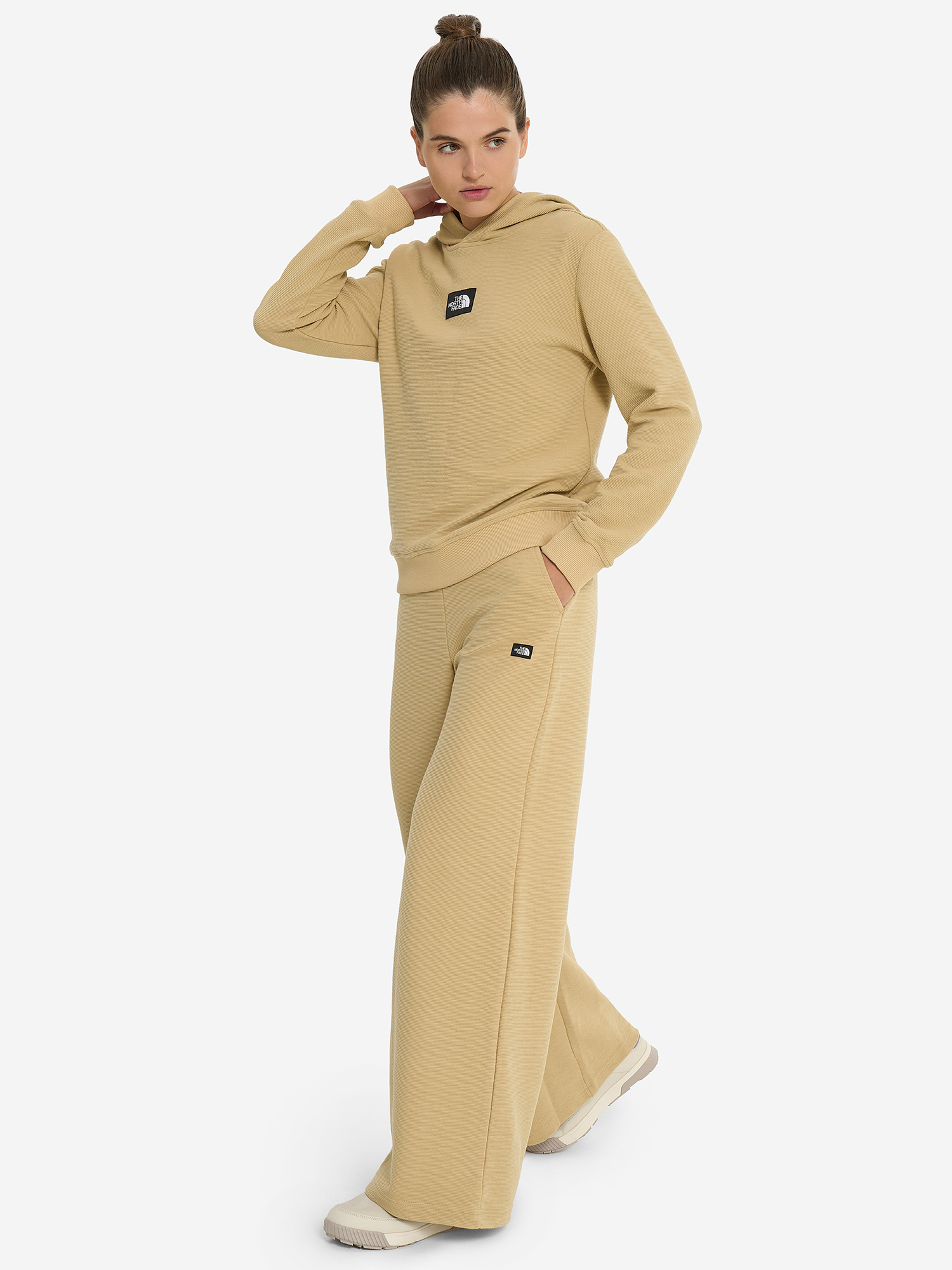 фото Брюки женские the north face hoden, бежевый