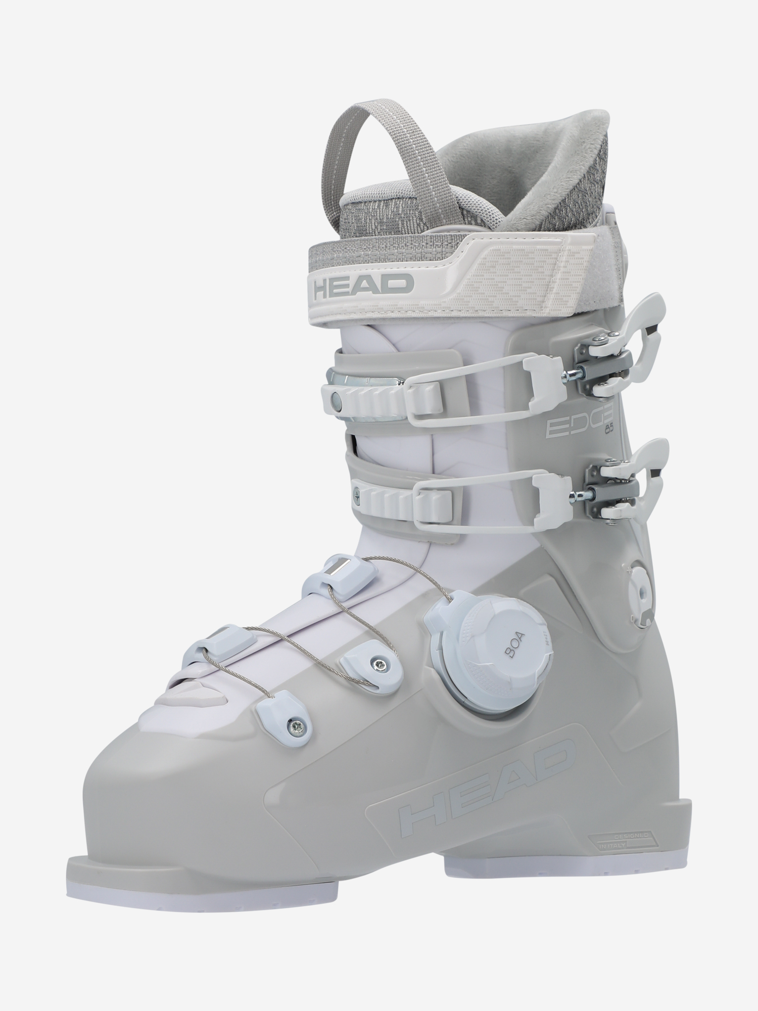 фото Ботинки горнолыжные женские head edge 85 w hv boa, серый