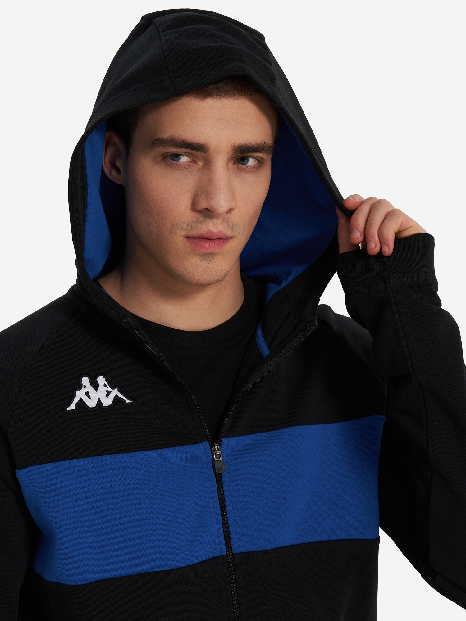 фото Толстовка мужская kappa dacciozi, черный