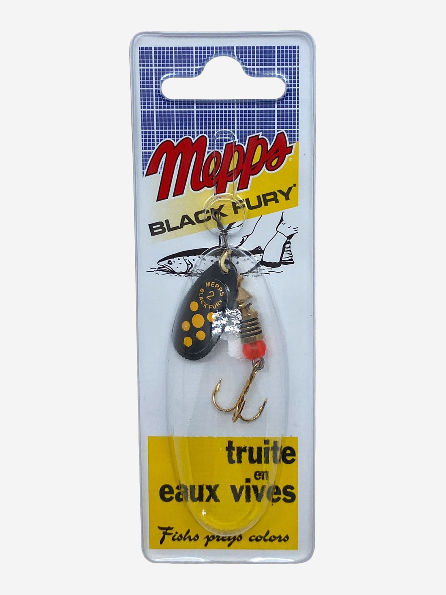 Блесна вращающаяся MEPPS "Black Fury JAUNE NR" №2 (4.5 г) блистер, Черный
Блесна вращающаяся MEPPS "Black Fury JAUNE NR" №2 (4.5 г) блистер, Черный