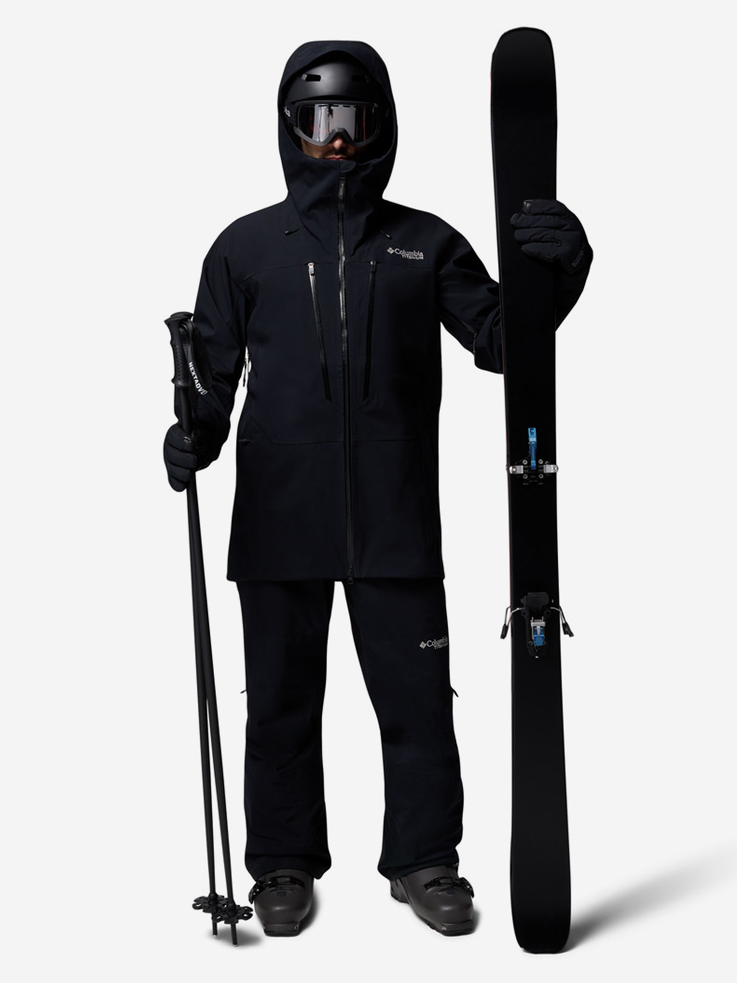 фото Брюки мужские columbia platinum peak ii 3 l pant, черный