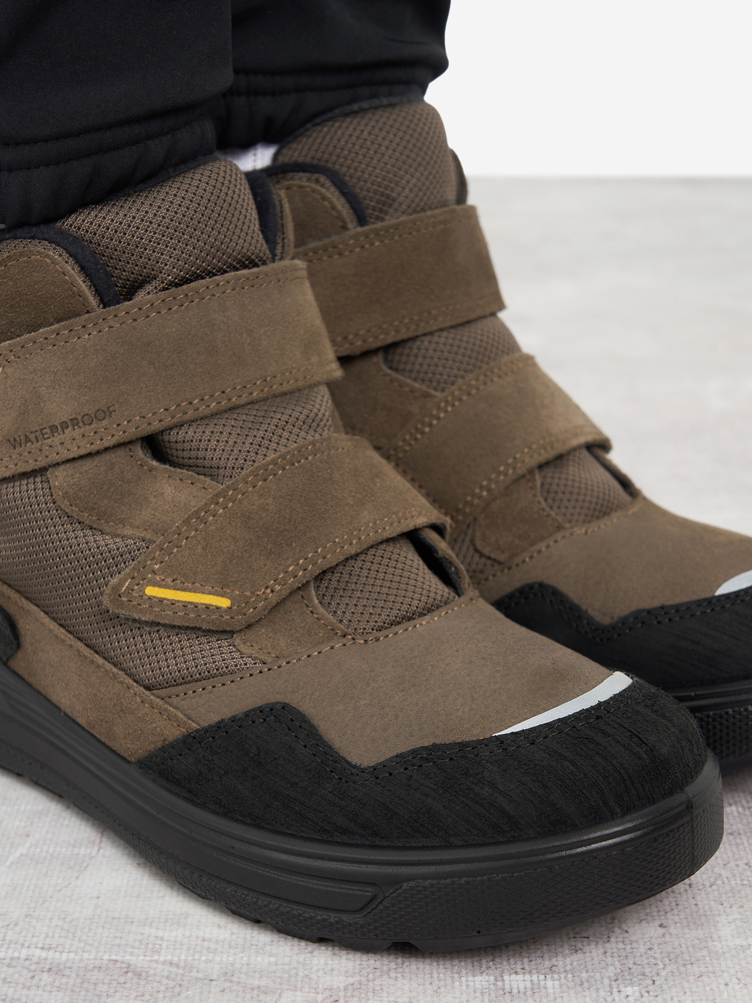 фото Ботинки утепленные для мальчиков ecco urban snowboarder, черный