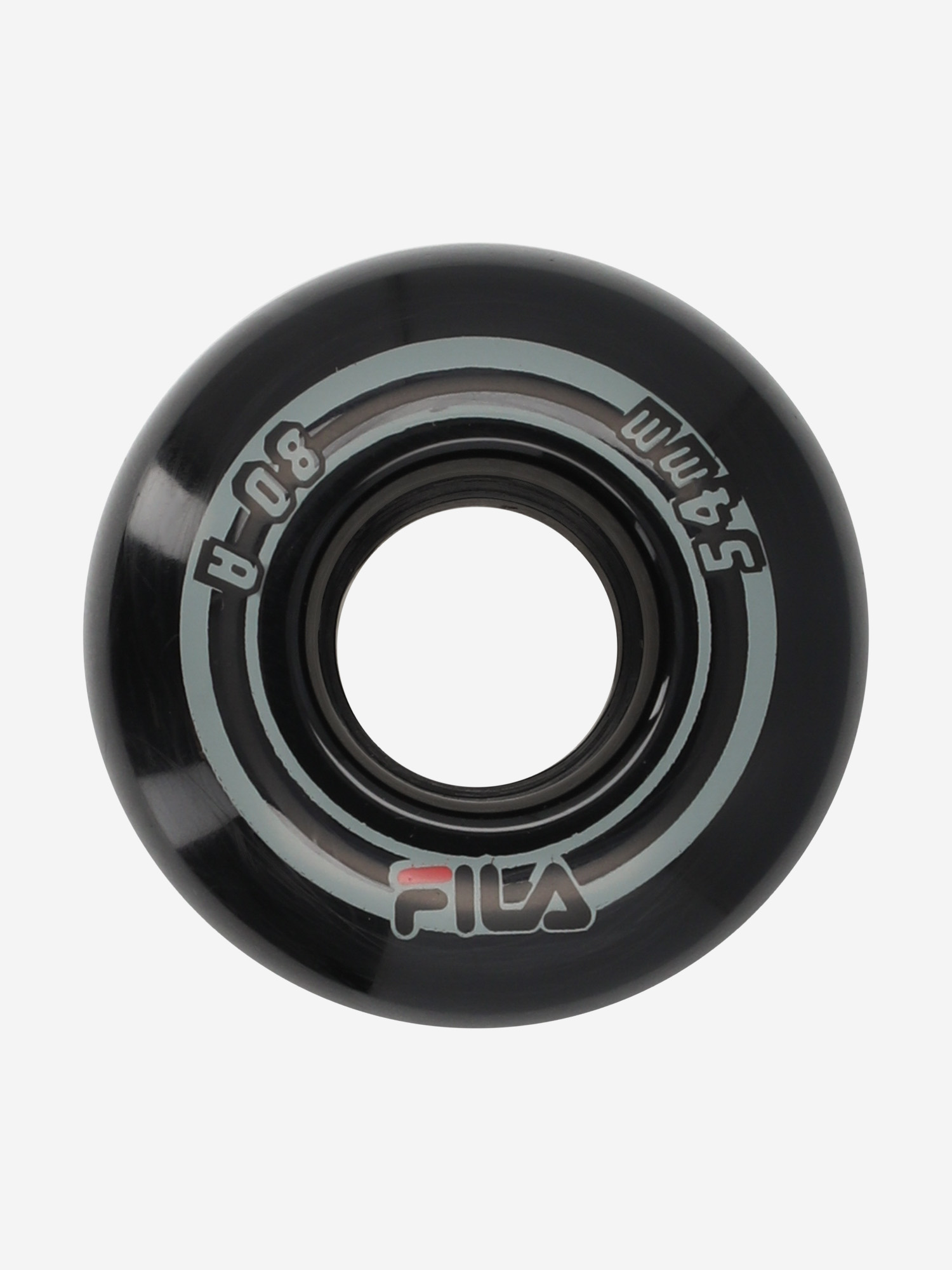 фото Набор колес для роликов fila quad wheel 54 мм, 80 a 4 шт, черный