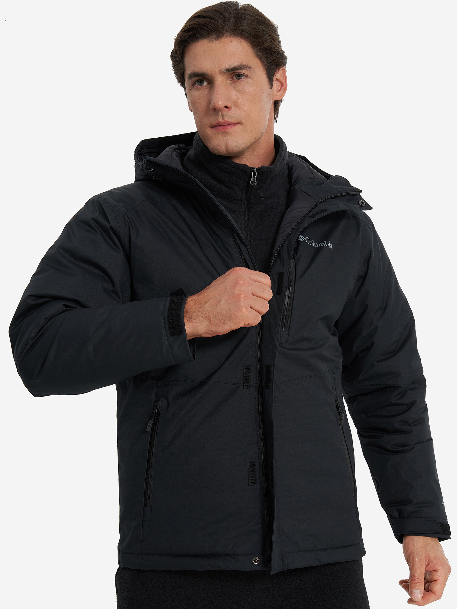 фото Куртка утепленная мужская columbia oak harbor ii insulated jacket, черный