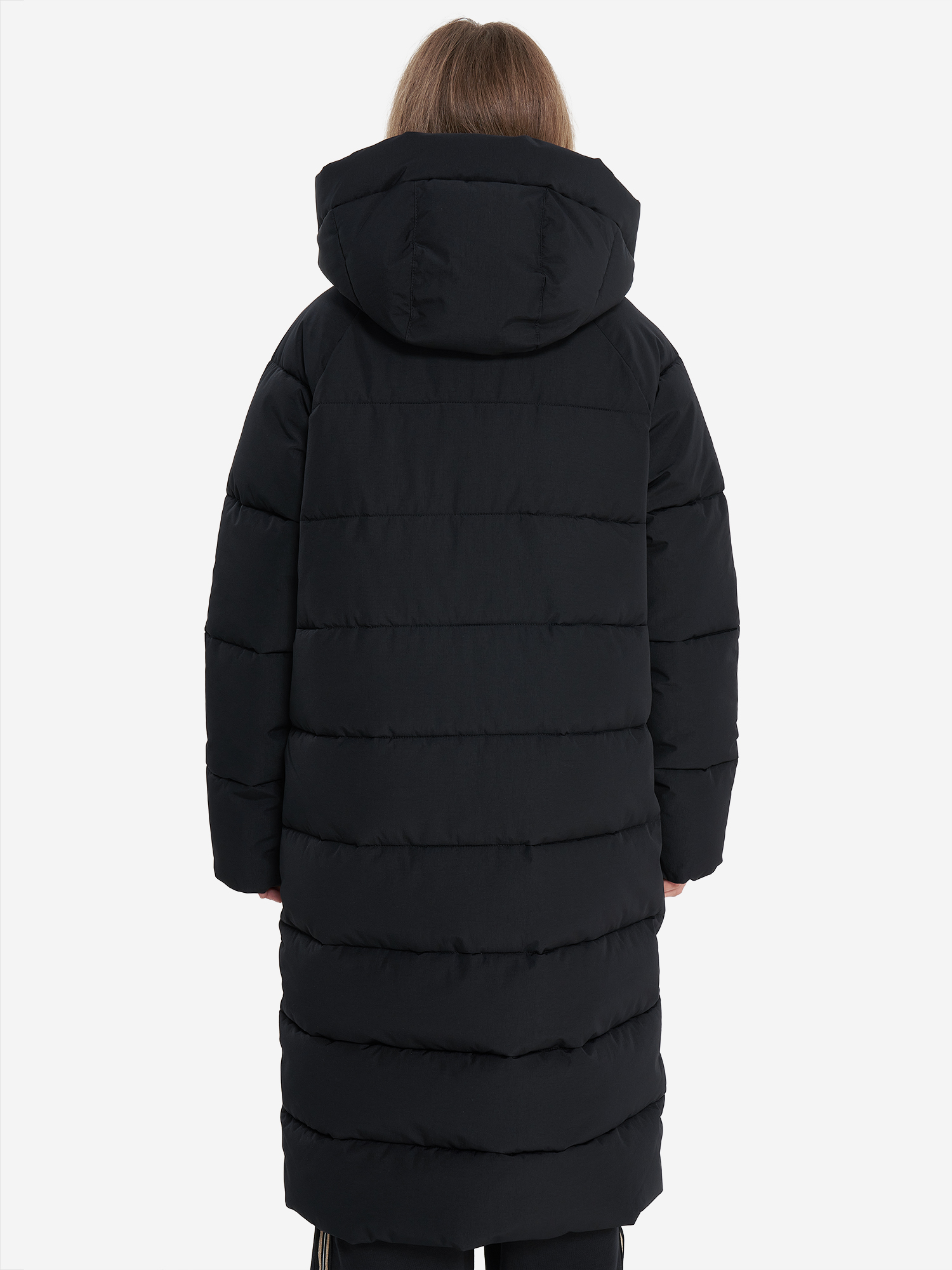 фото Пальто утепленное для девочек fila, черный