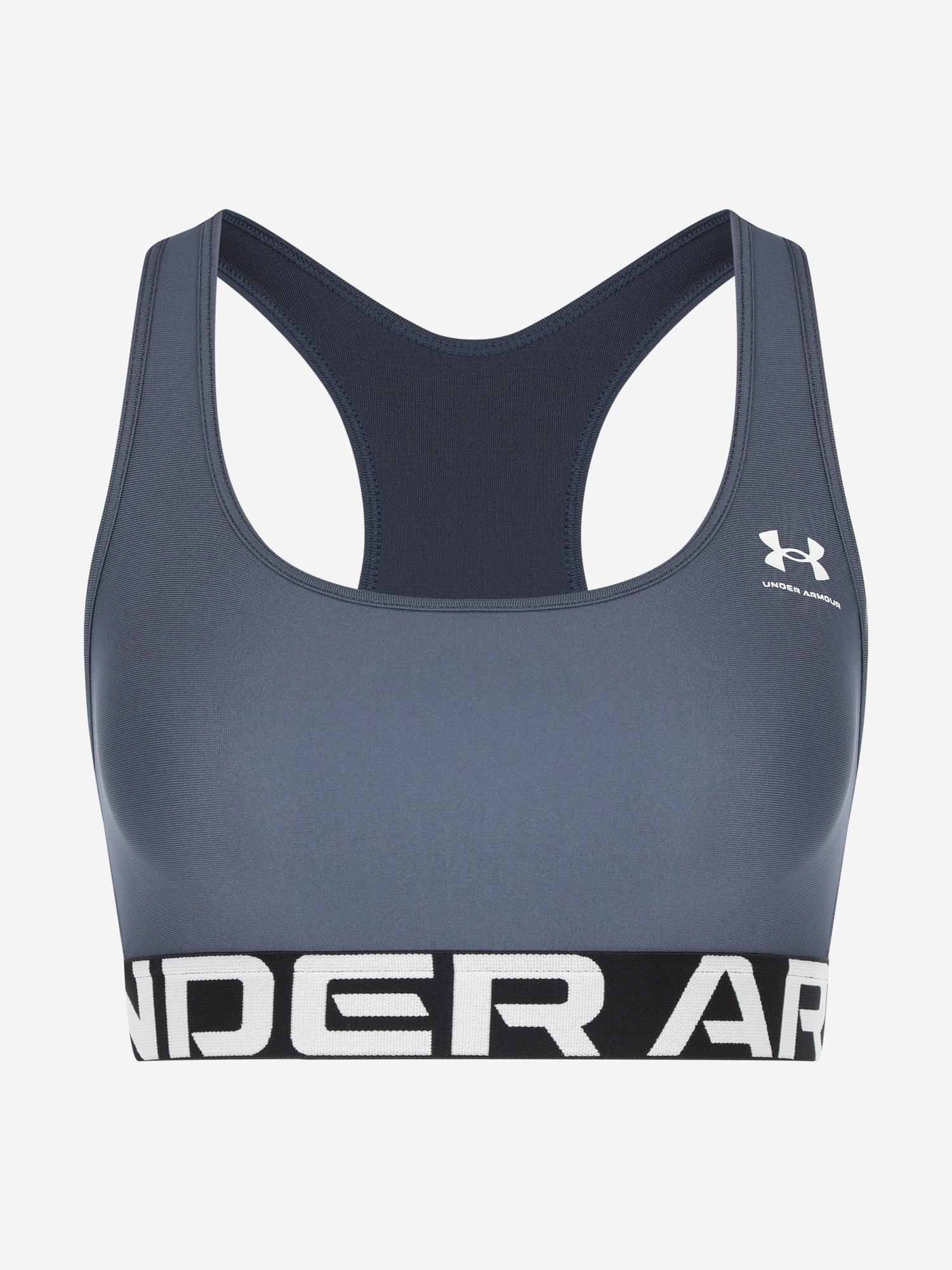 фото Спортивный топ бра under armour hg mid branded, серый