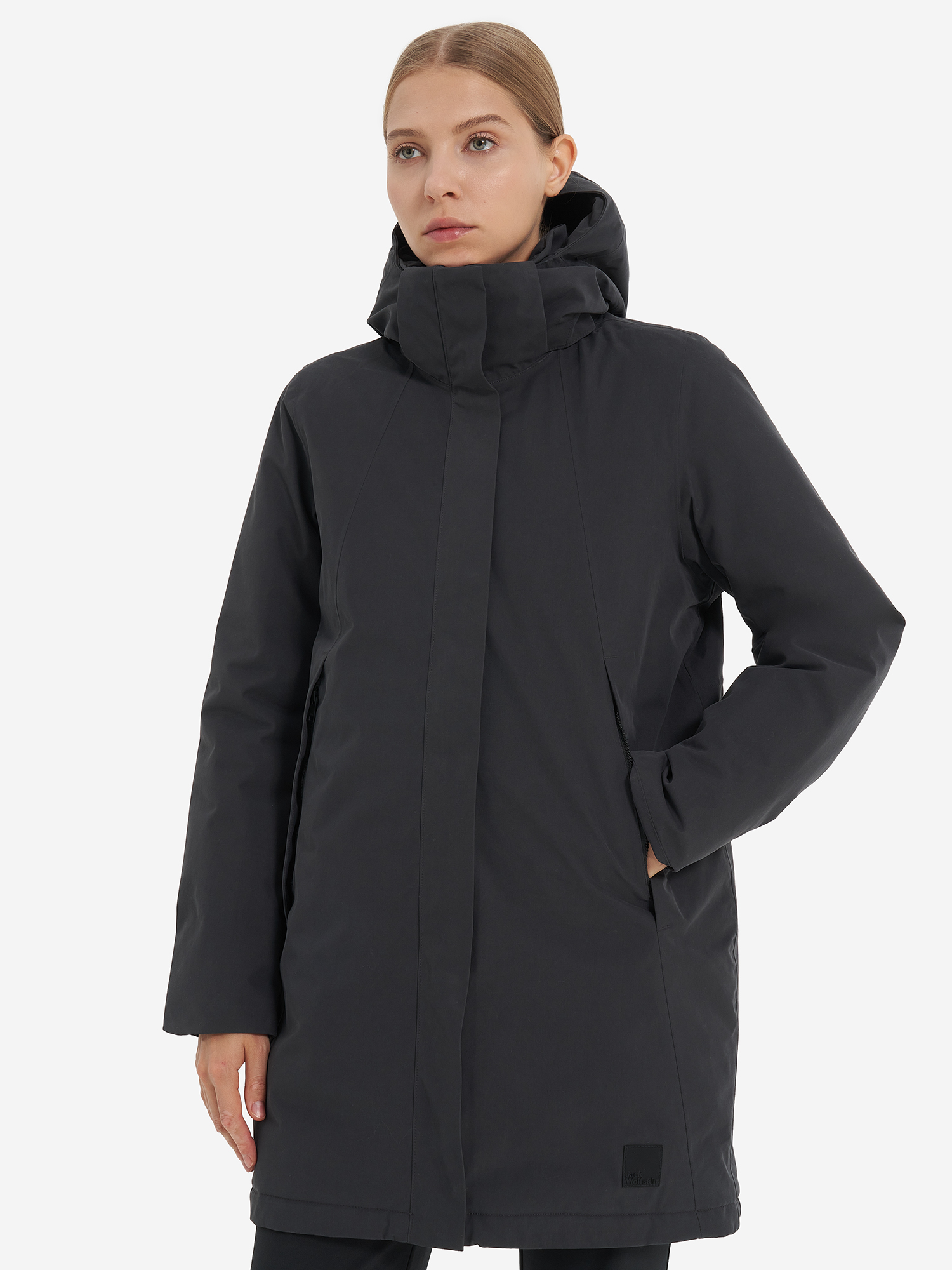 фото Куртка утепленная женская jack wolfskin salier, серый