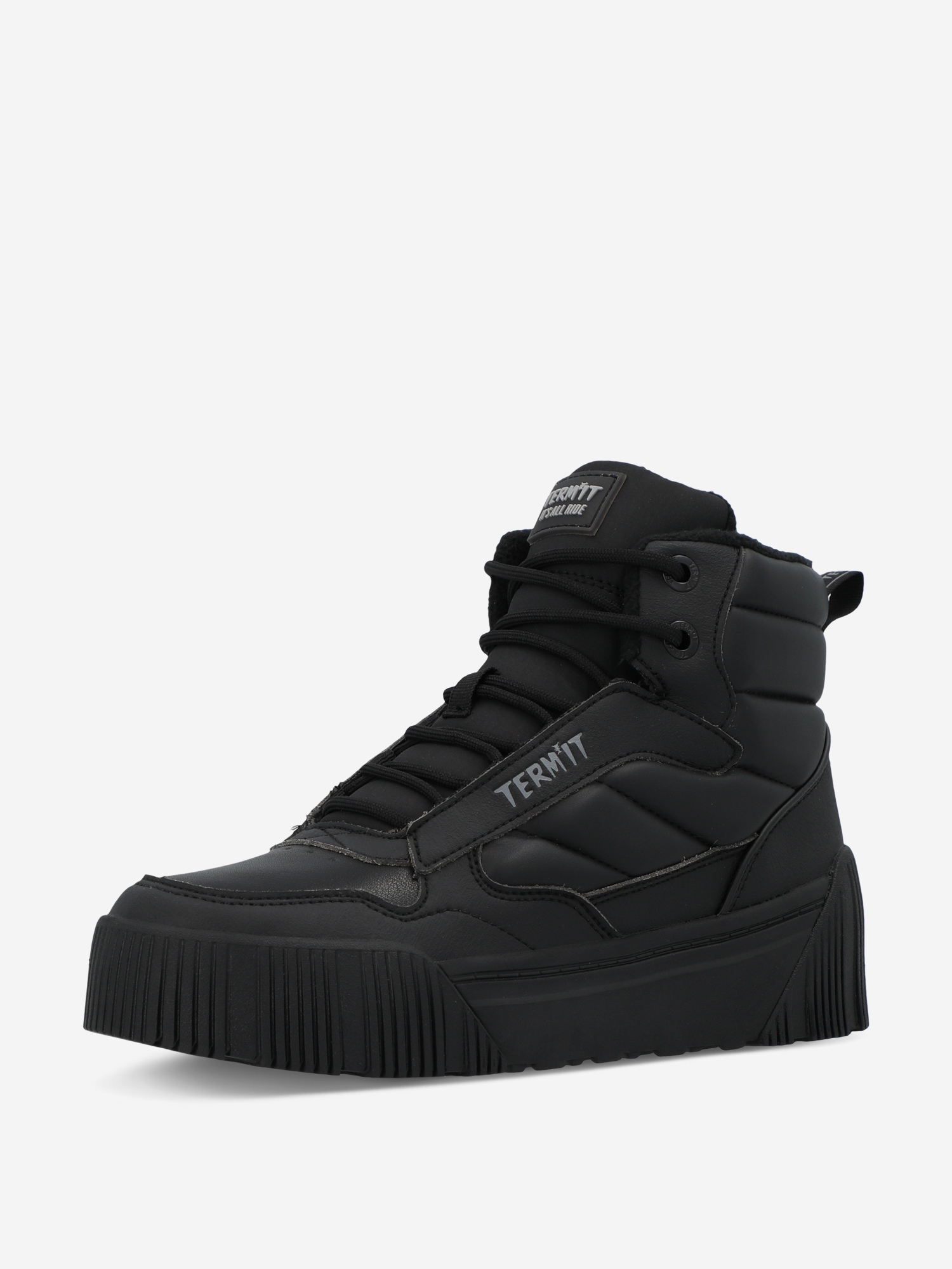 фото Кеды утепленные женские termit future mid 2.0, черный
