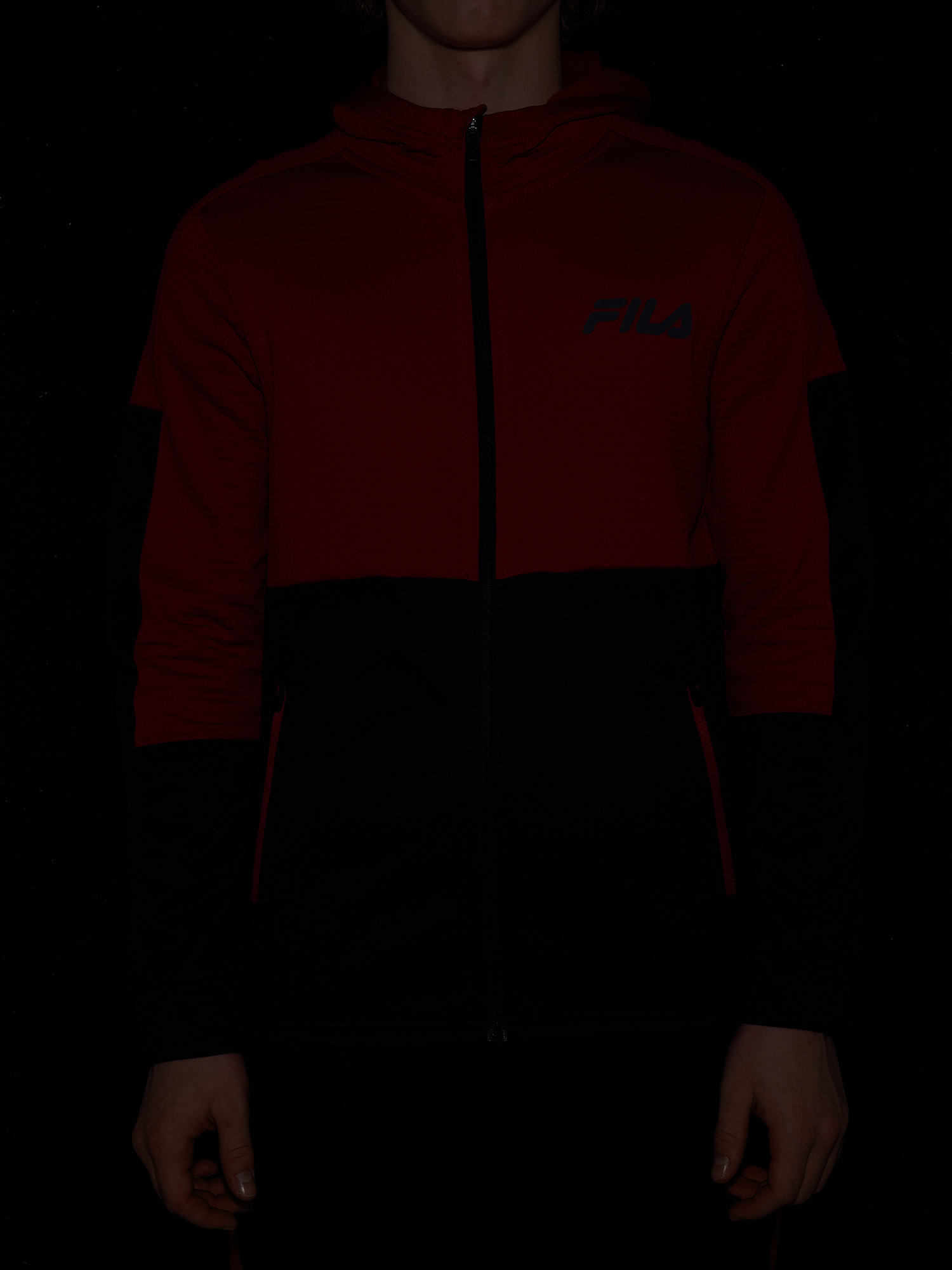 фото Толстовка для мальчиков fila, красный