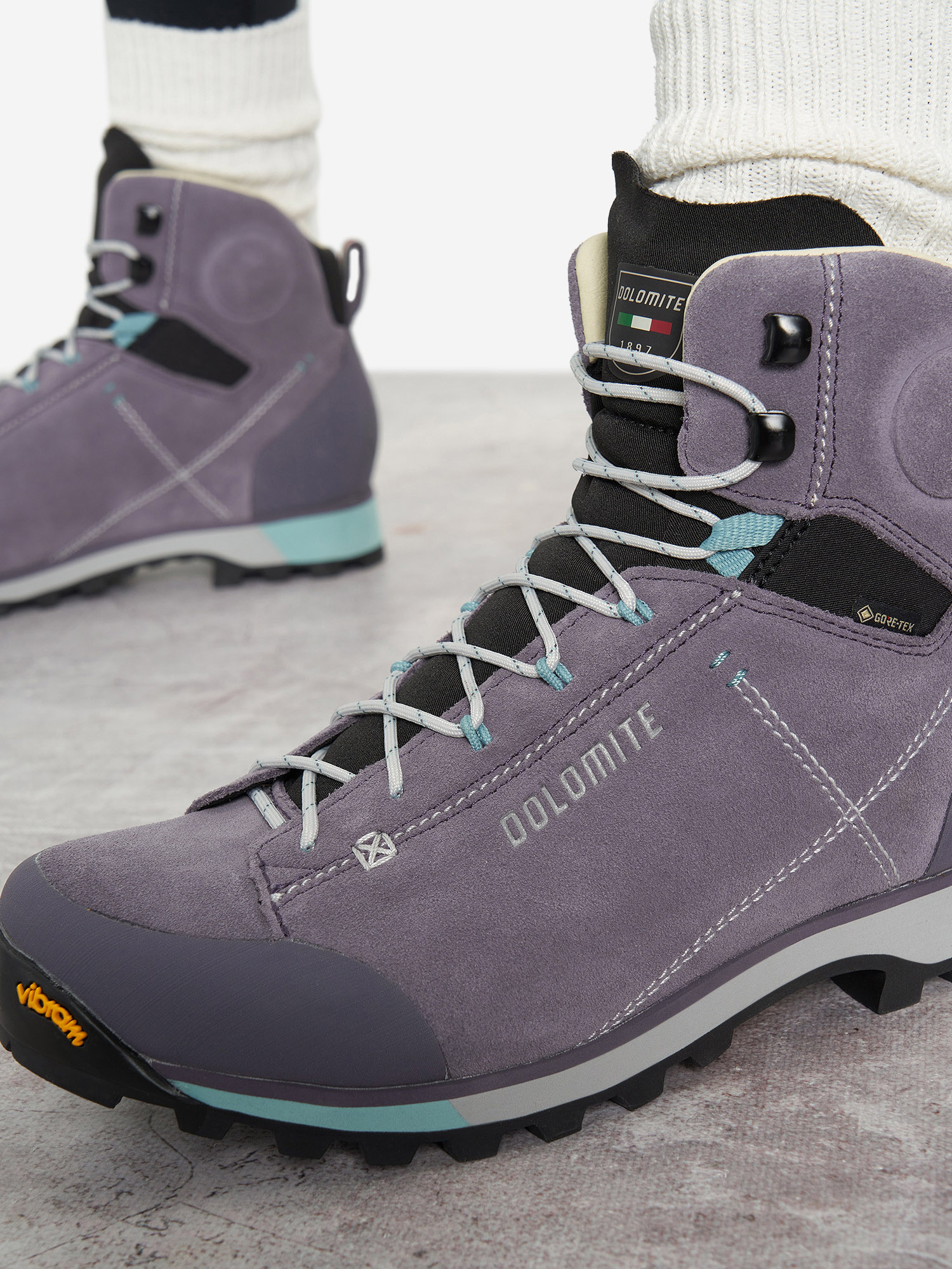 фото Ботинки женские dolomite 54 hike evo gtx, серый