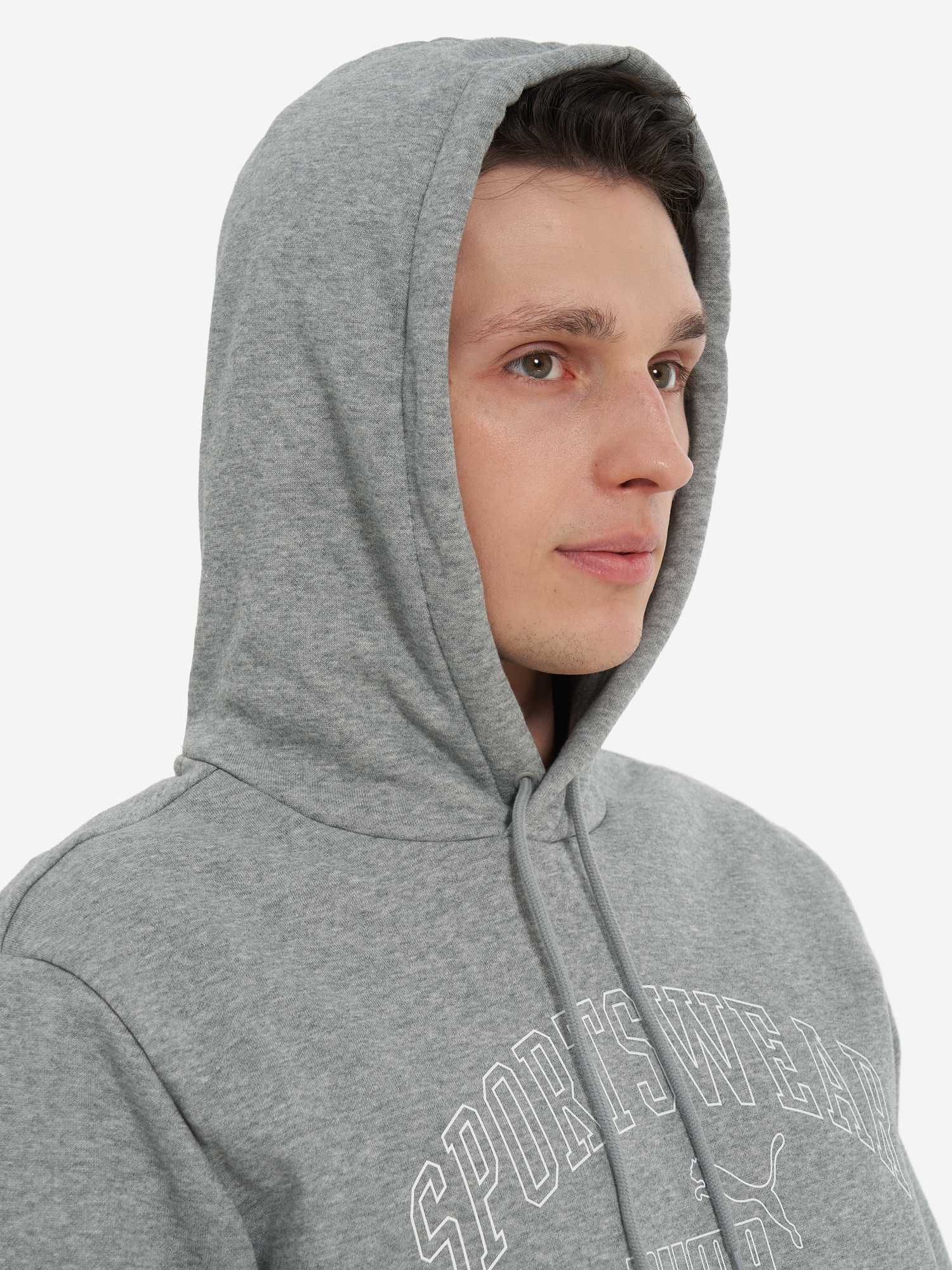 фото Худи мужское puma, серый