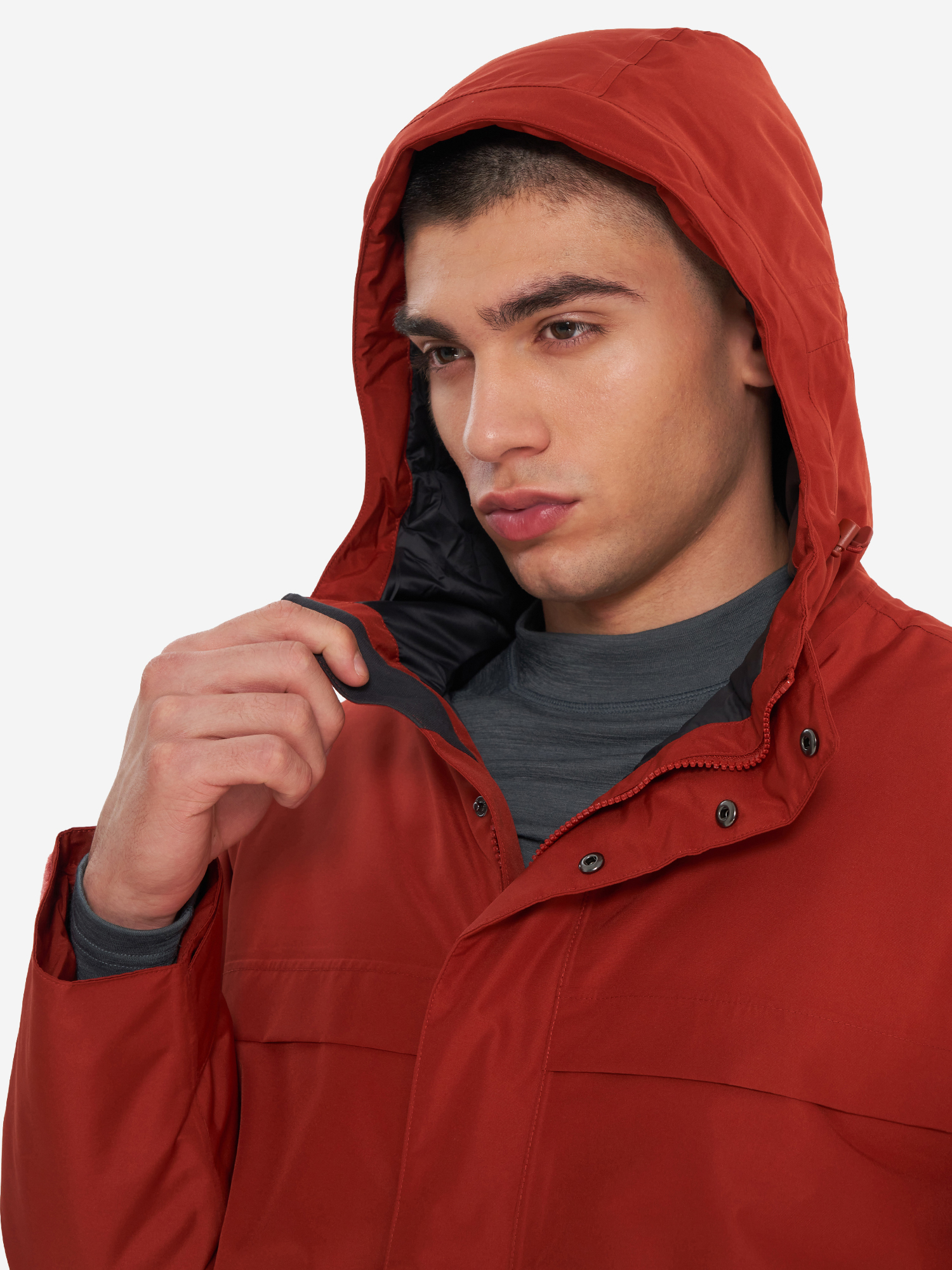 фото Куртка утепленная мужская jack wolfskin winterlager, оранжевый