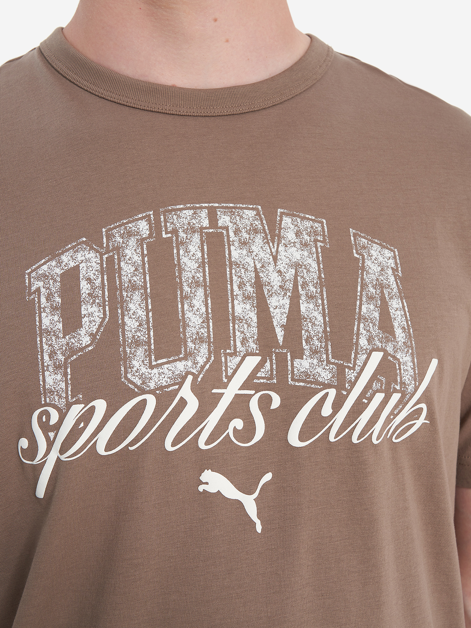 фото Футболка мужская puma, коричневый