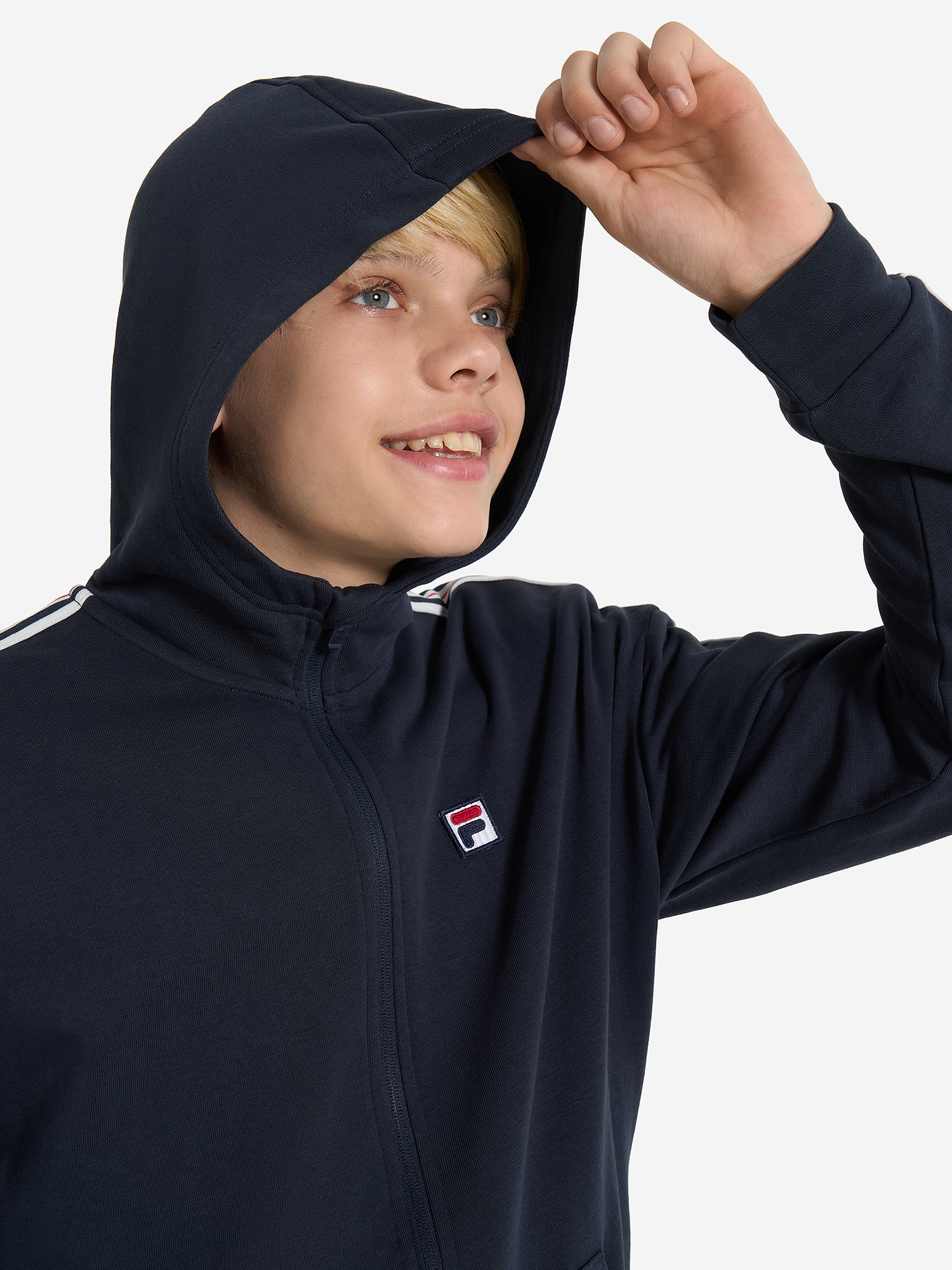 фото Толстовка для мальчиков fila, синий
