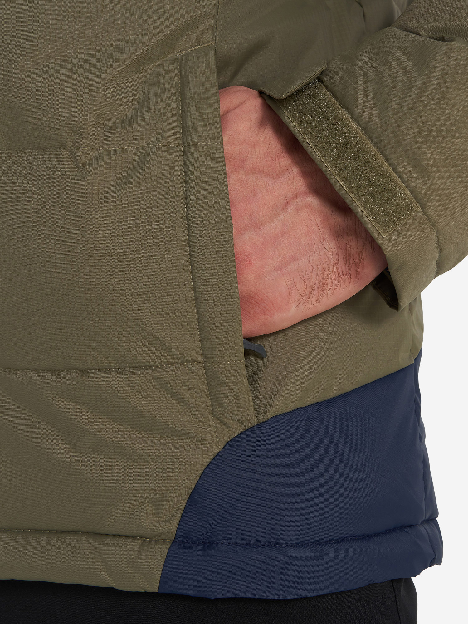 фото Пуховик мужской columbia woolly hollow iii jacket, зеленый