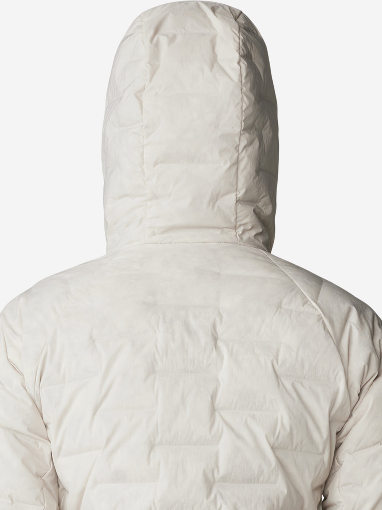 фото Пуховик женский mountain hardwear stretchdown, бежевый