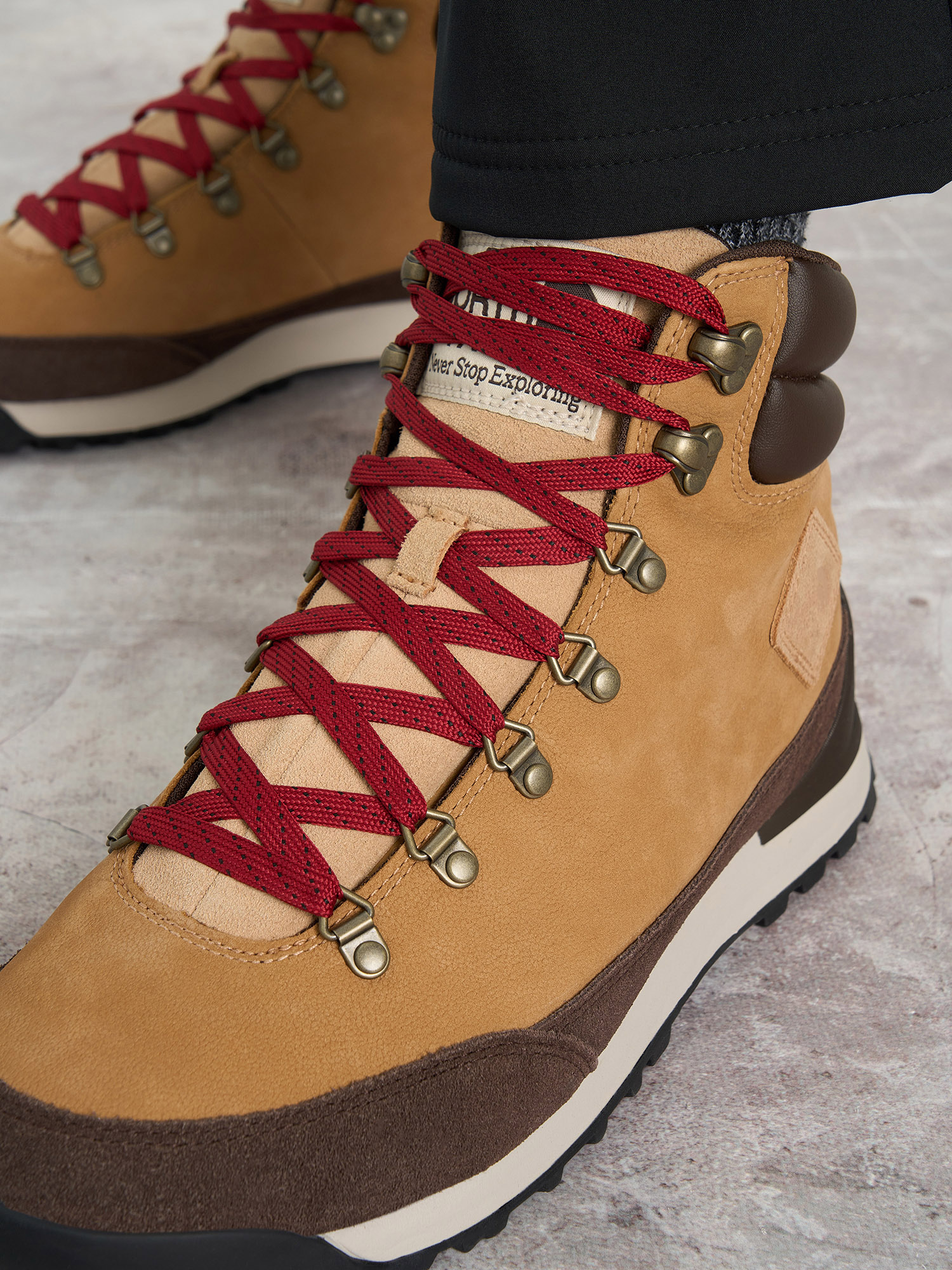 фото Ботинки мужские the north face back-to-berkeley iv leather wp, коричневый