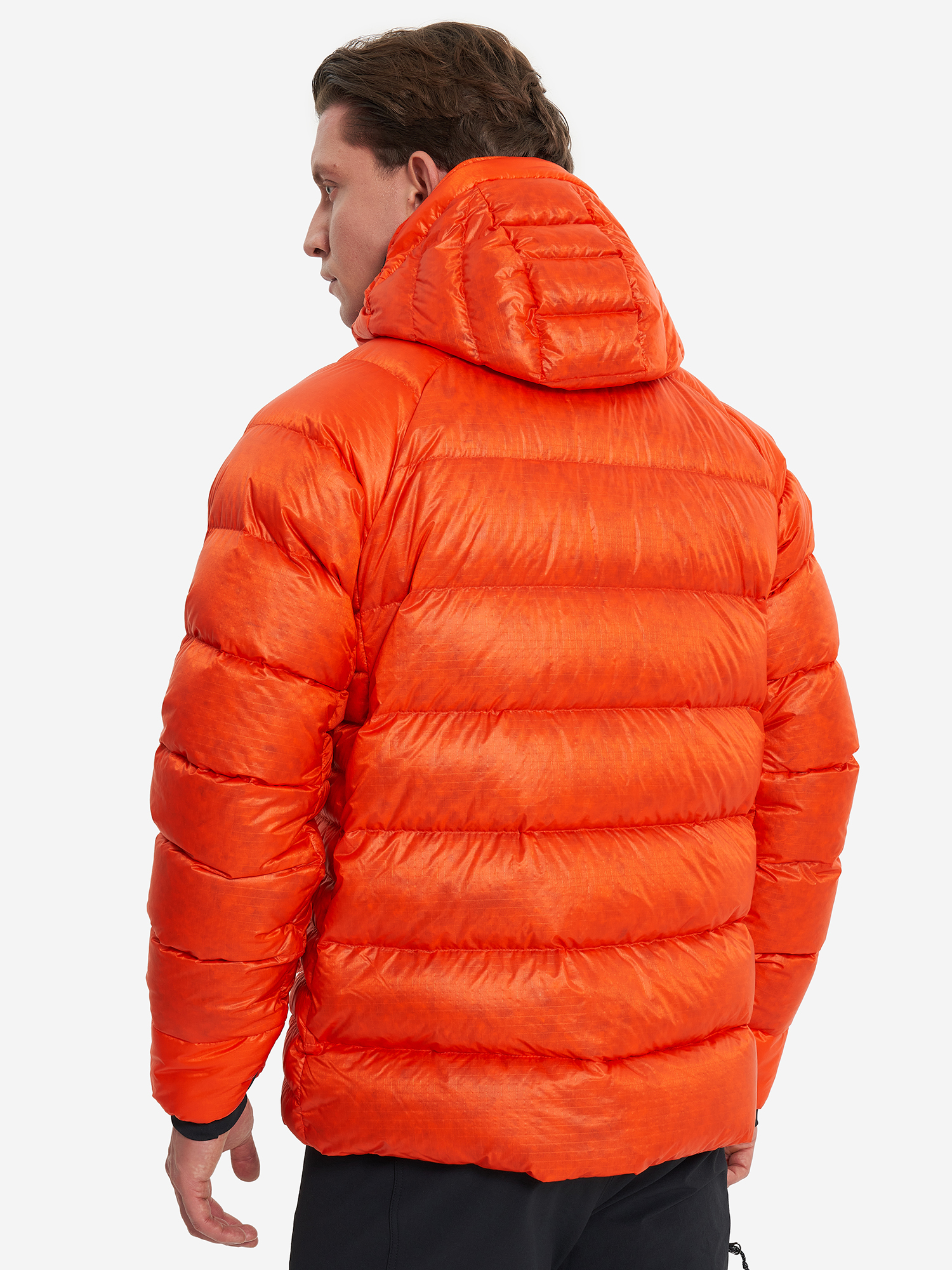 фото Пуховик мужской mountain hardwear phantom alpine, оранжевый