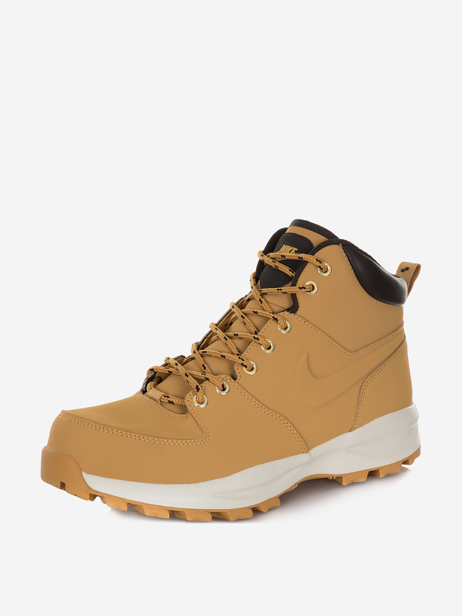 фото Ботинки мужские nike manoa leather, желтый